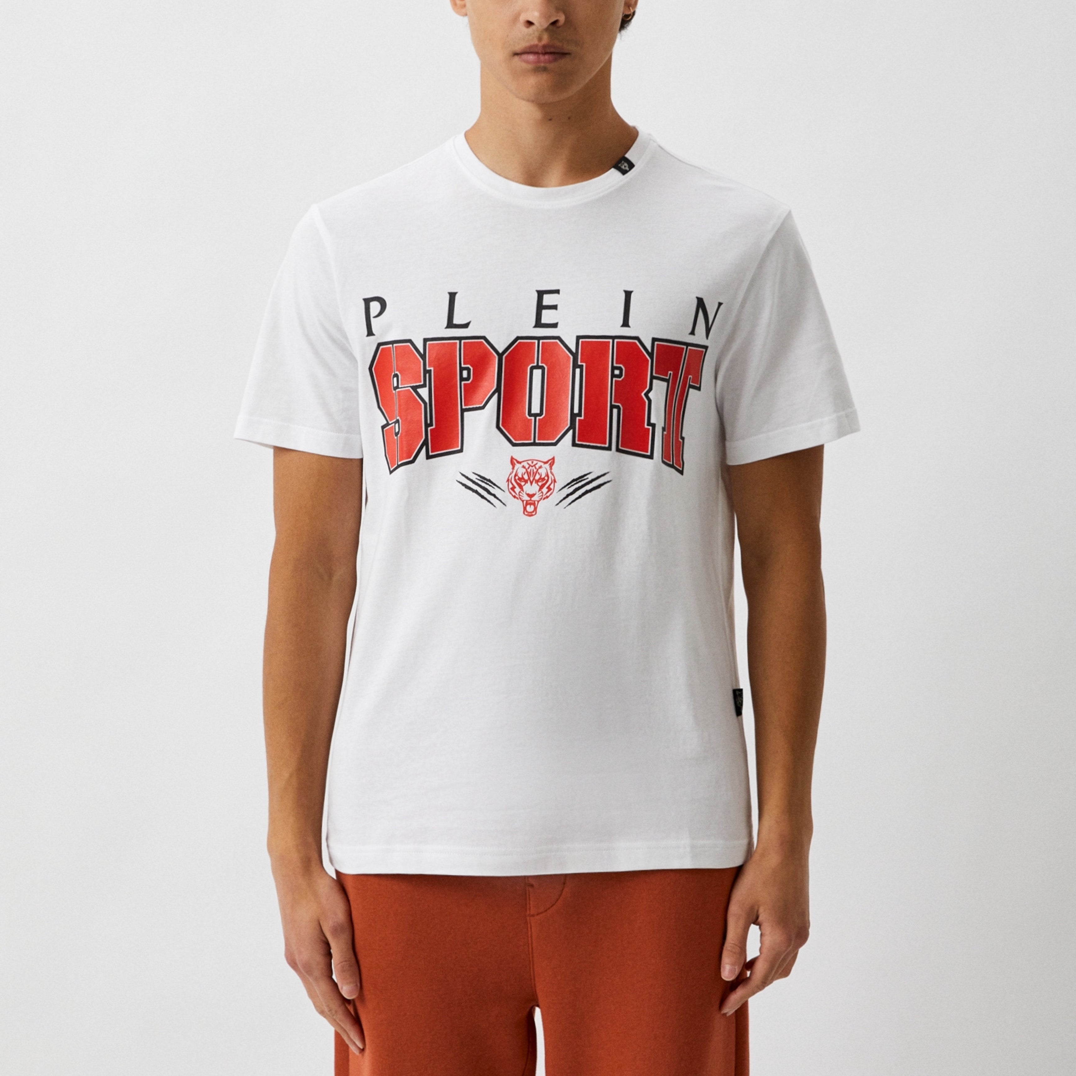 Мъжка тениска в бяло Plein Sport TIPS1103 01 White