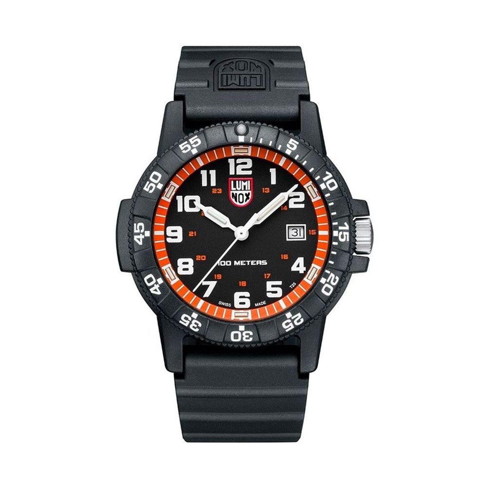 Черен гумен часовник Luminox