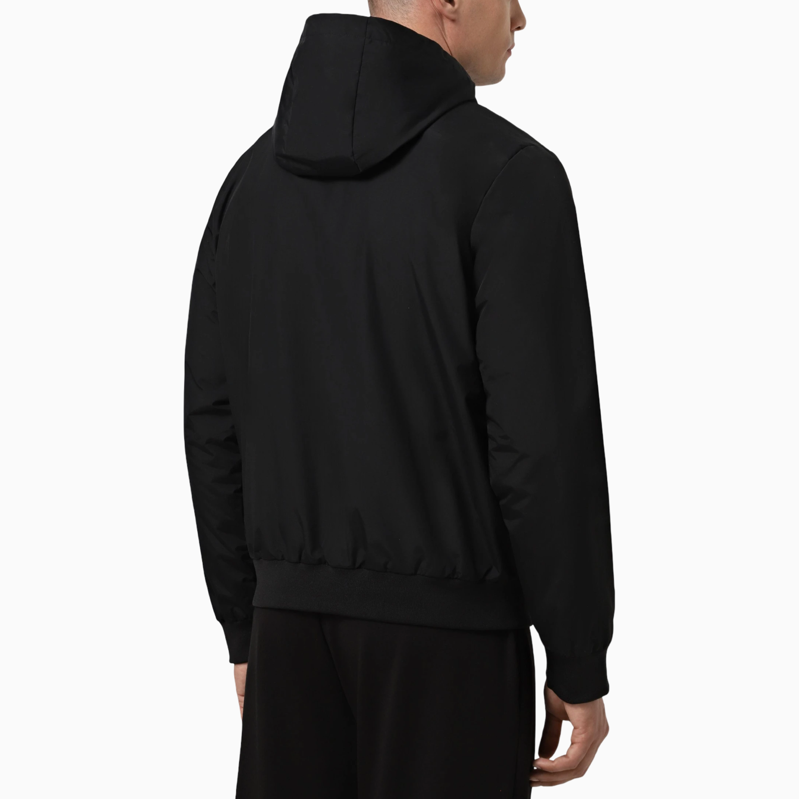 Мъжко черно яке EA7 Emporio Armani Men Jacket 8NPB21 PNFZZ 1200 Back View