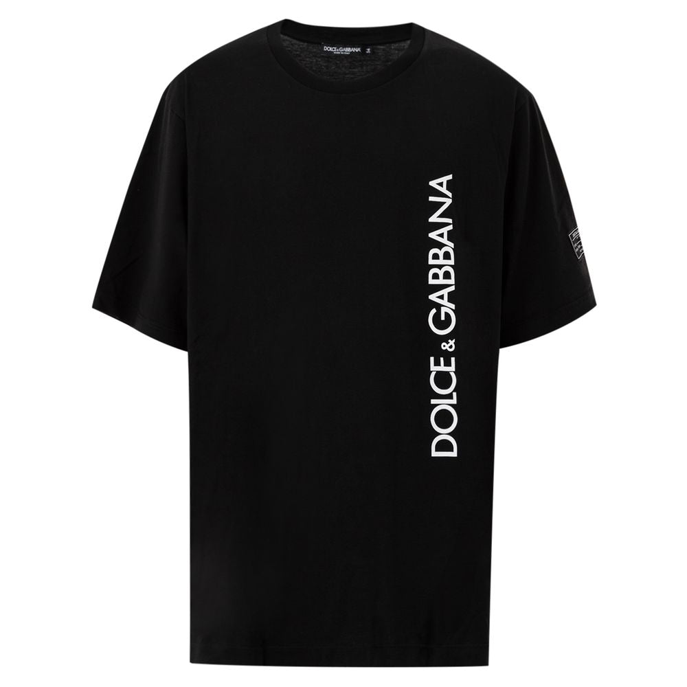 Мъжка черна тениска Dolce & Gabbana Men T-Shirt