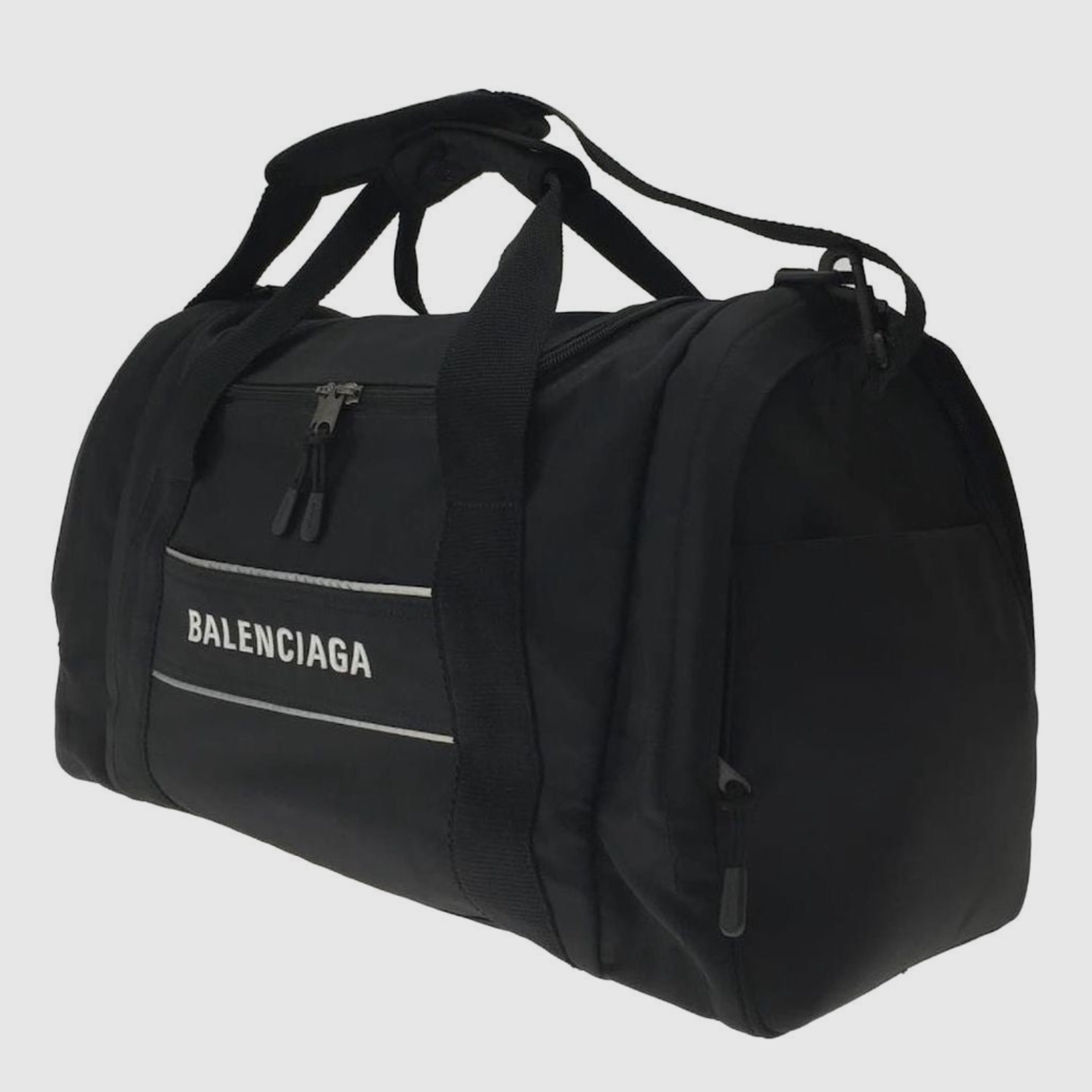 Мъжка пътна чанта / сак Balenciaga 638128 2HFNX 1090 в черно