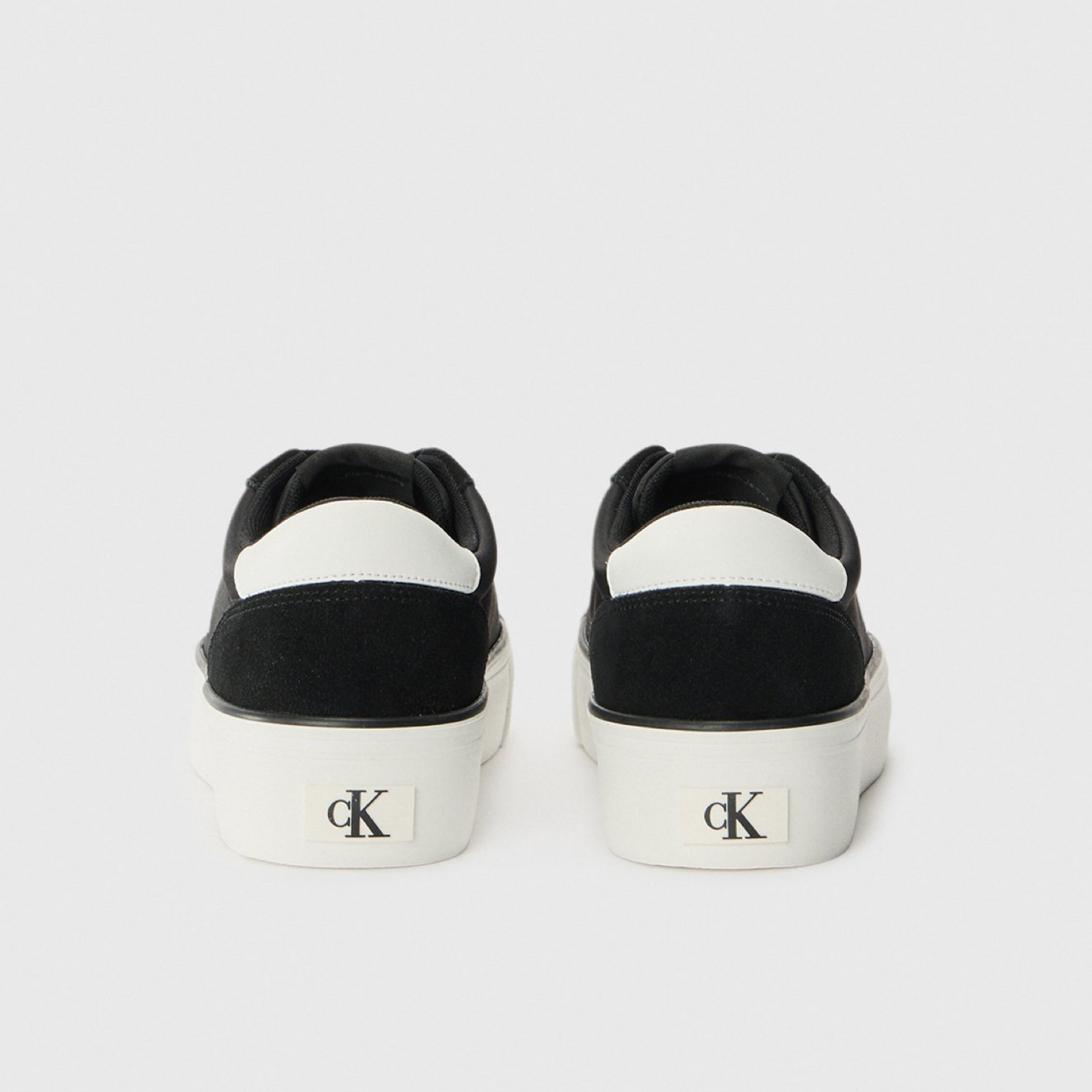 Дамски черни кецове Calvin Klein Jeans YW0YW01896 Heel View