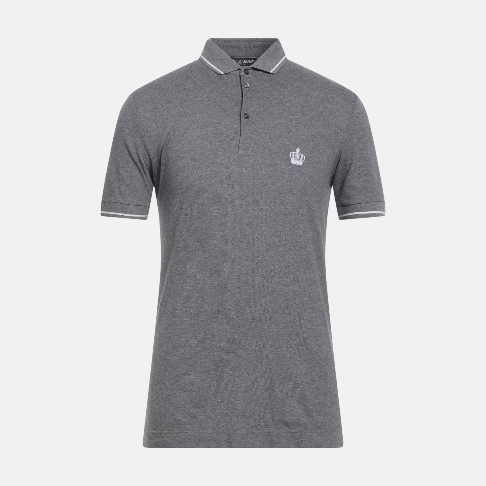 Мъжка сива поло тениска Dolce & Gabbana Men Polo