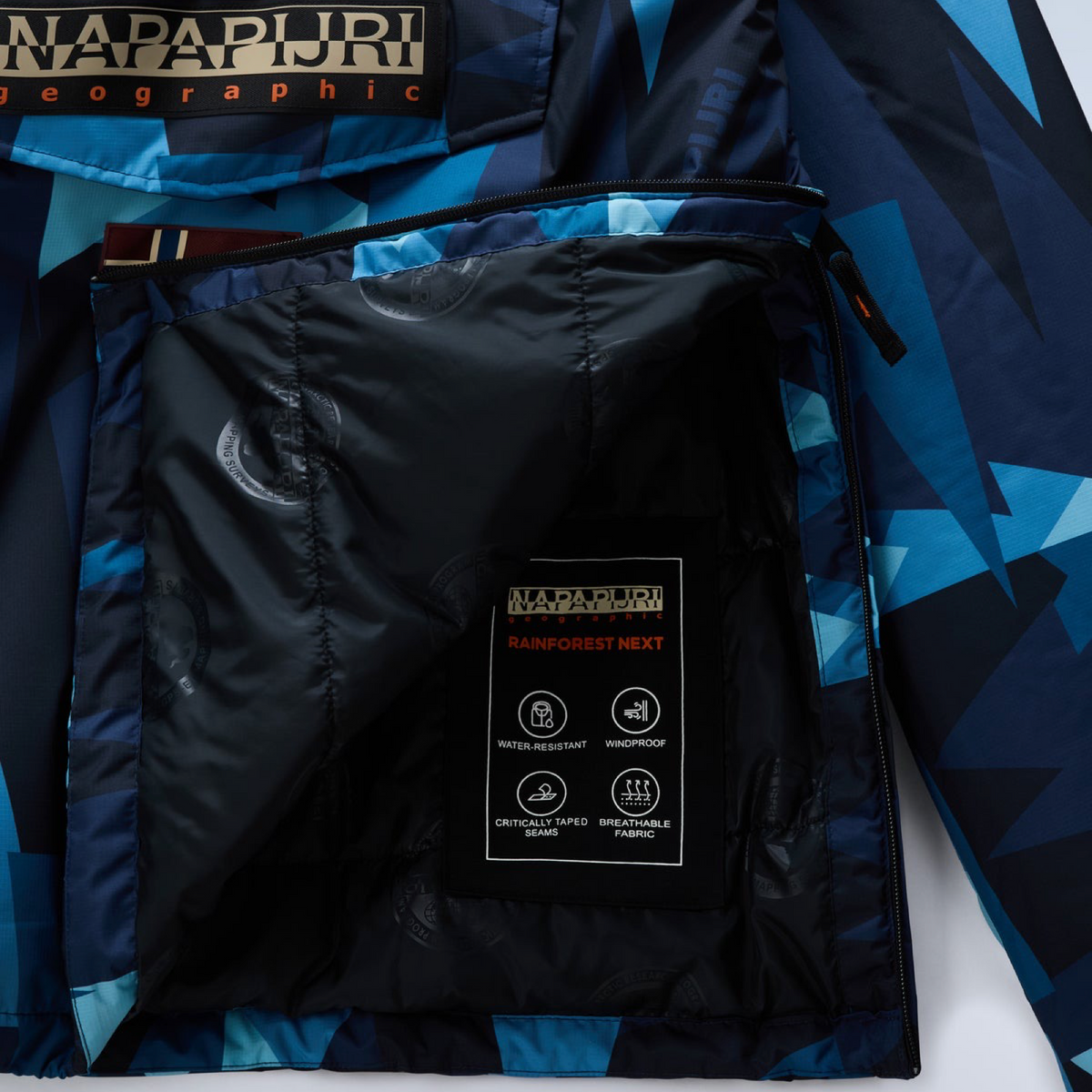 Анорак яке Napapijri Rainforest Next All Over Print Anorak Jacket NP0A8AHX FXD Close-Up