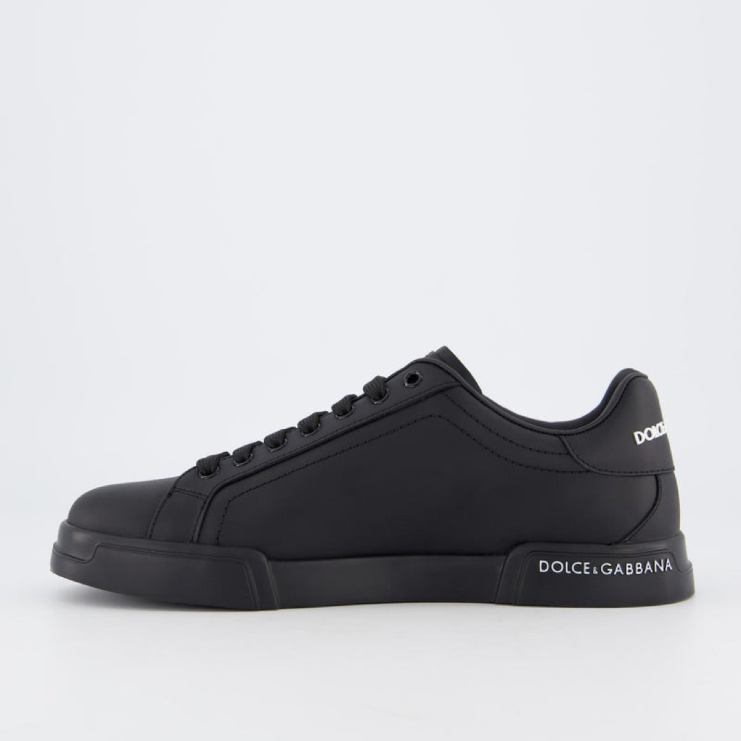 Мъжки черни маратонки Dolce & Gabbana Portofino Men Sneakers