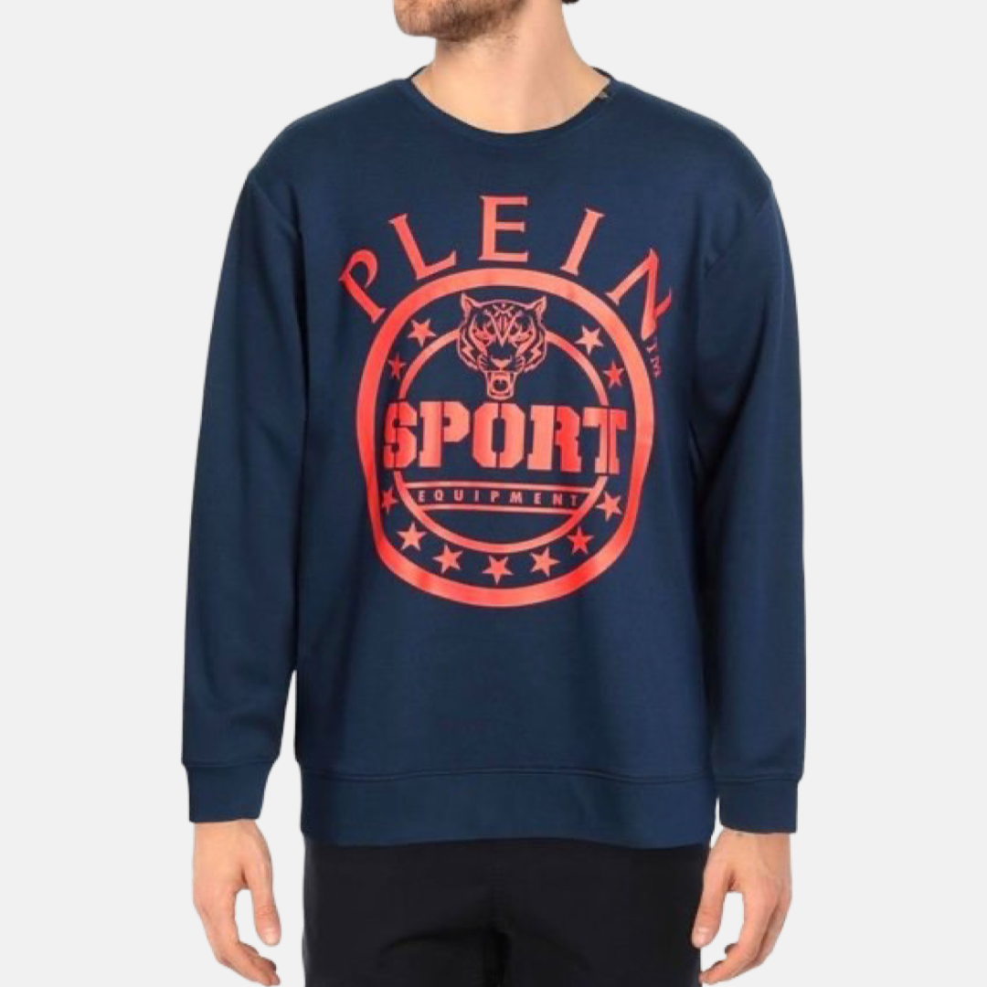 Мъжка синя блуза Plein Sport FIPS208 BLU 85