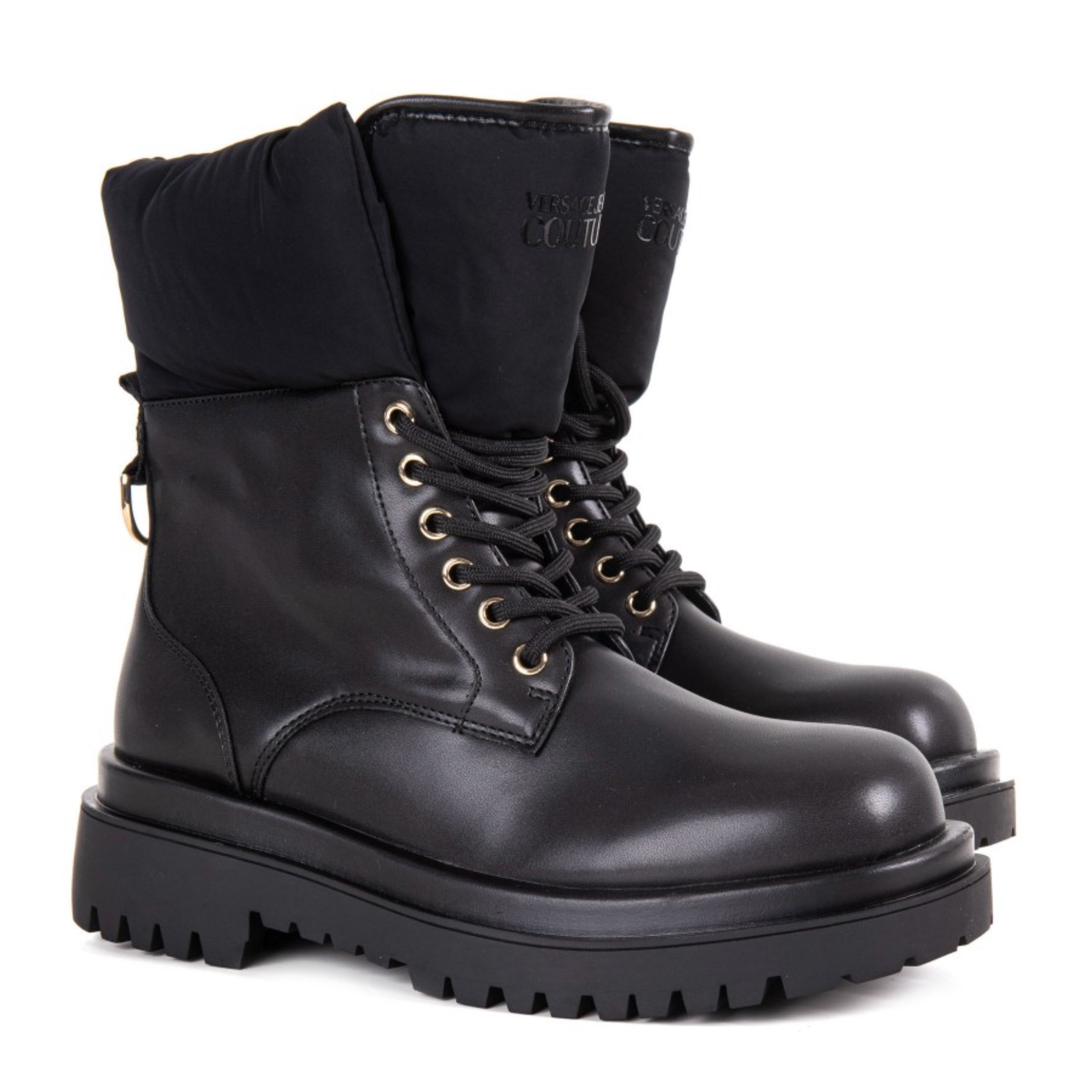 Дамски боти Women’s ankle boots Versace Jeans Couture 75VA3S62ZS870899 Black angled view