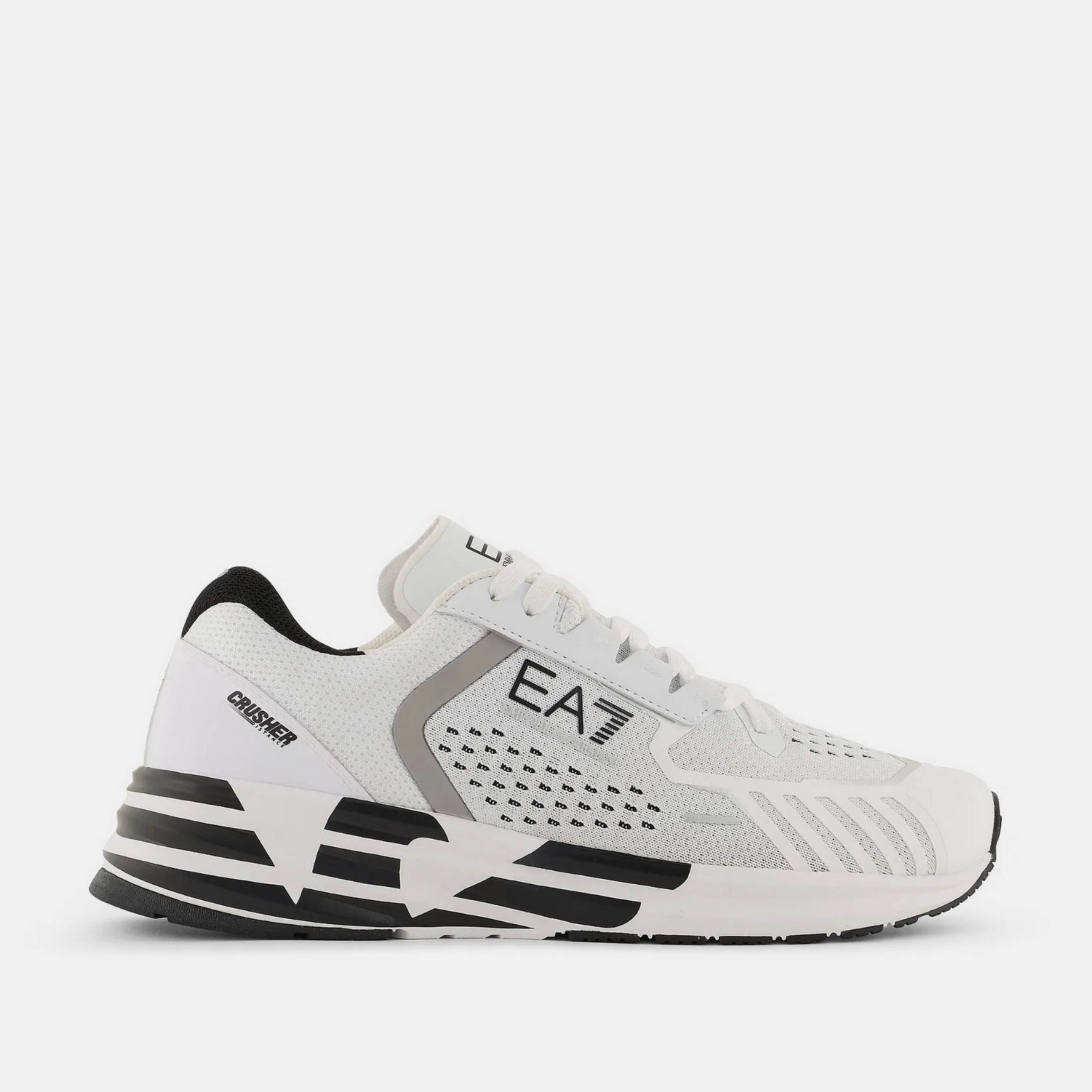 Мъжки маратонки в бяло Men’s EA7 Emporio Armani Crusher Distance Reflex Sneakers X8X094 XK239 U026 White