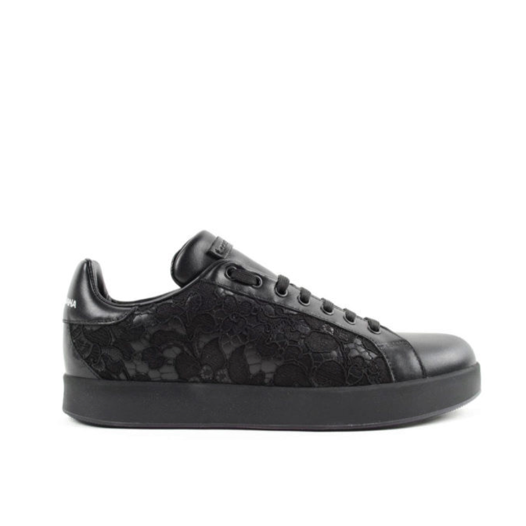 Дамски черни маратонки Dolce & Gabbana Women Sneakers