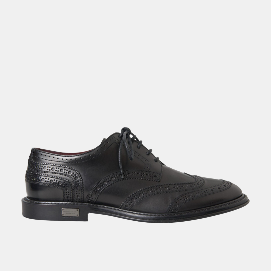 Мъжки официални обувки Dolce & Gabbana Oxford Wingtip Men Formal Shoes