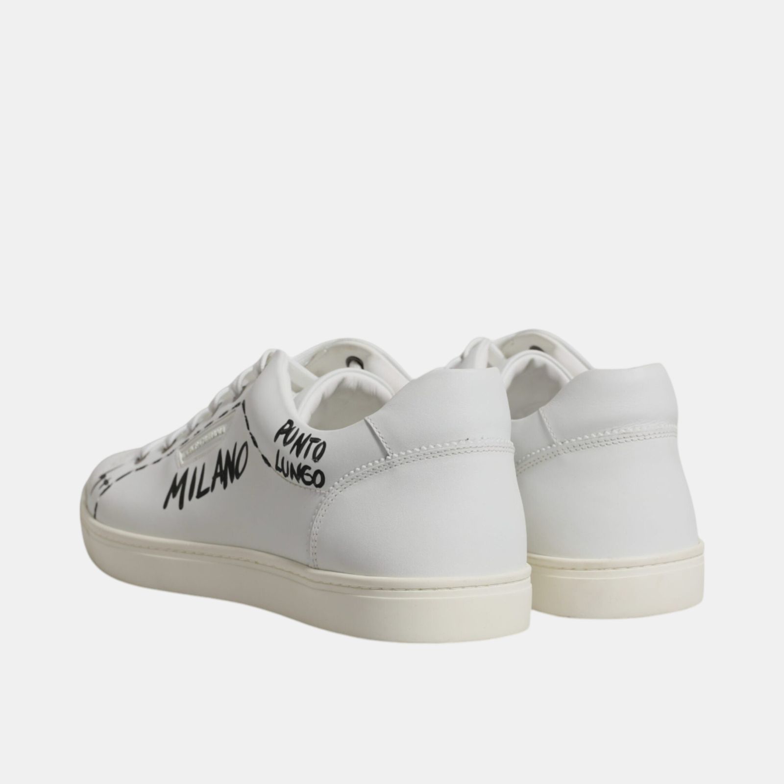 Мъжки бели маратонки Dolce & Gabbana Milano Men Sneakers CS1326 B7033