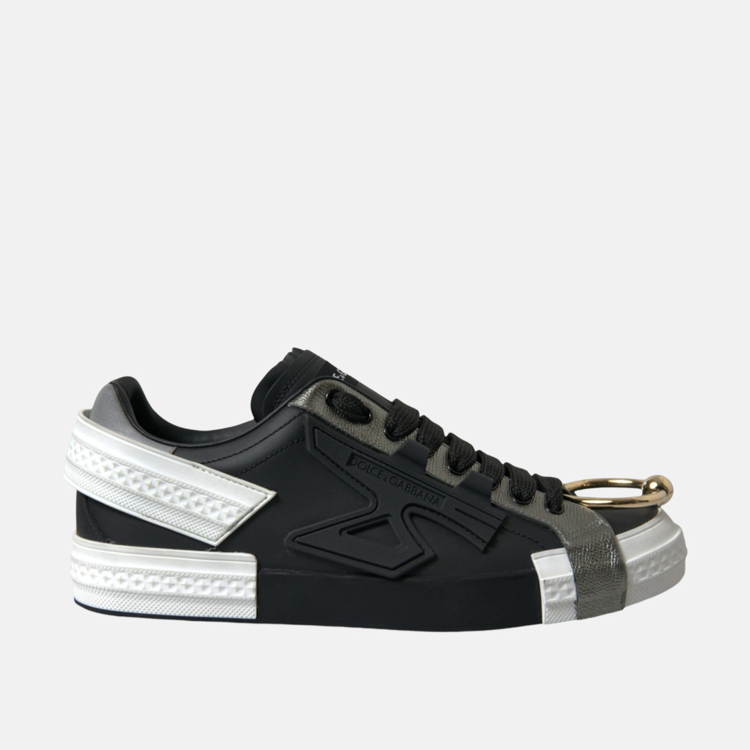 Мъжки маратонки Dolce & Gabbana Elegant Calfskin Low Top Sneakers