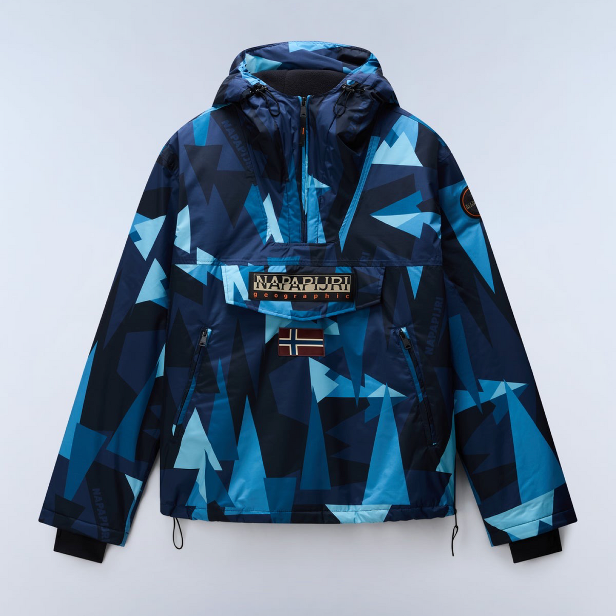 Анорак яке Napapijri Rainforest Next All Over Print Anorak Jacket NP0A8AHX FXD Front View