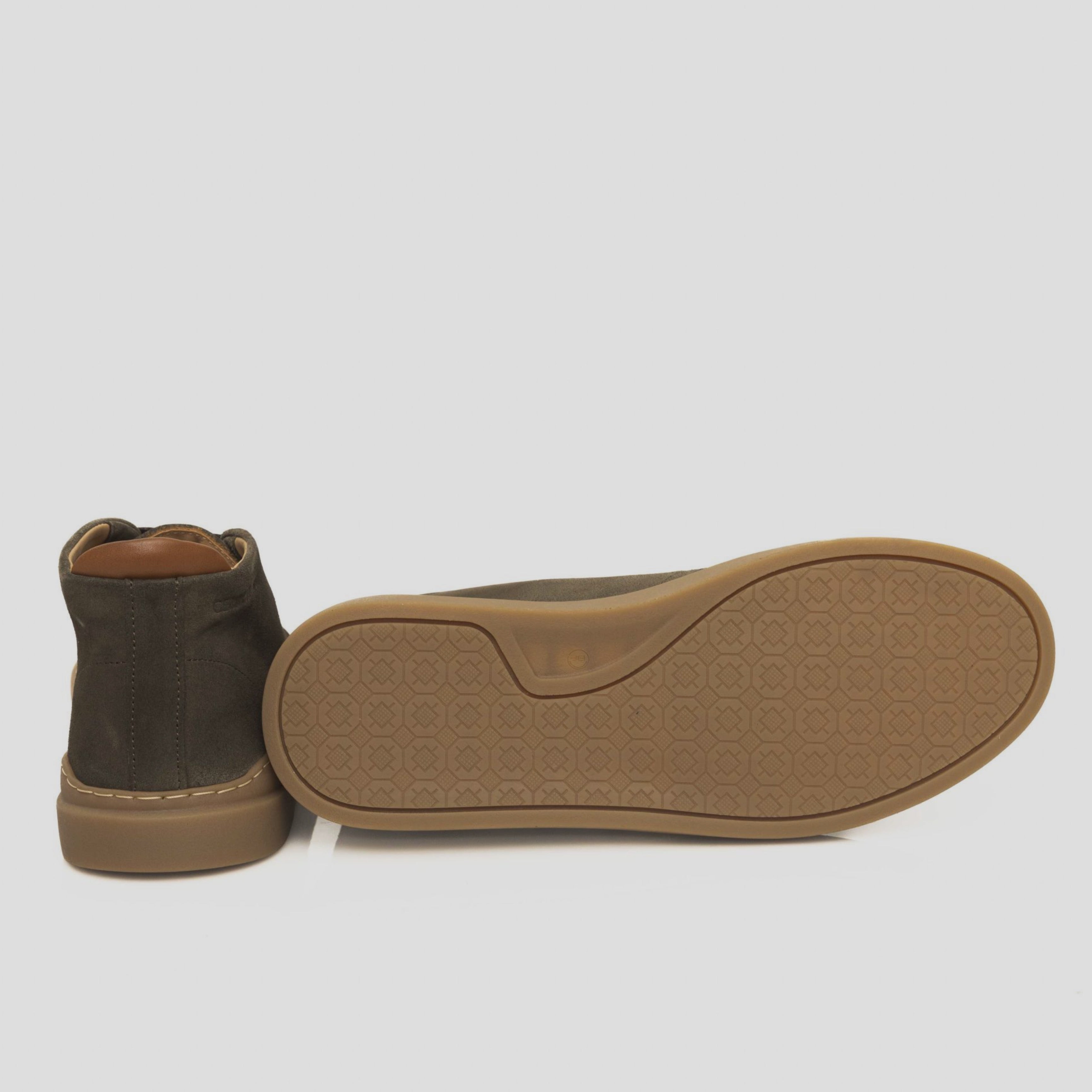 Мъжки боти Cerruti 1881 Men’s Suede Chukka Ankle Boots Olive green outsole view