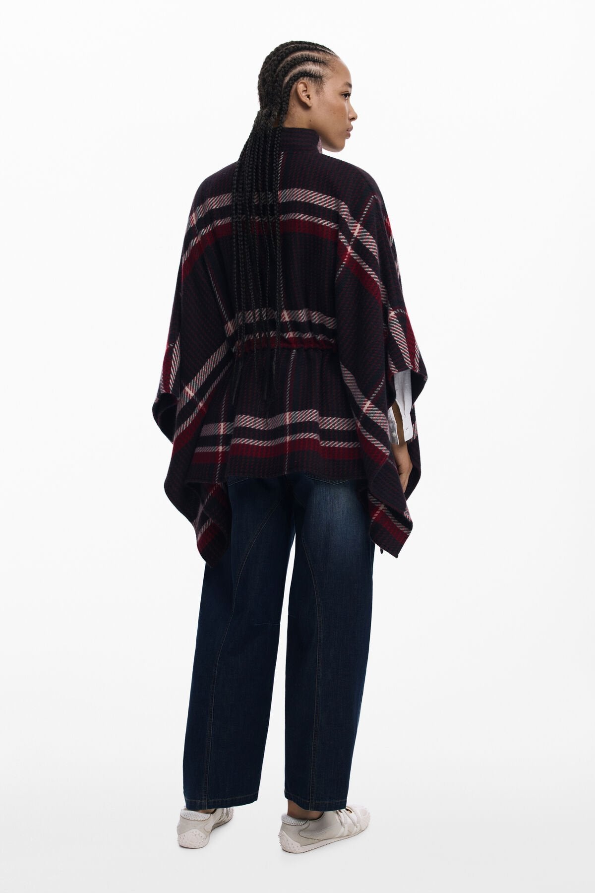 Дамско пончо яке Women’s poncho Desigual 25WAIA112000U back view