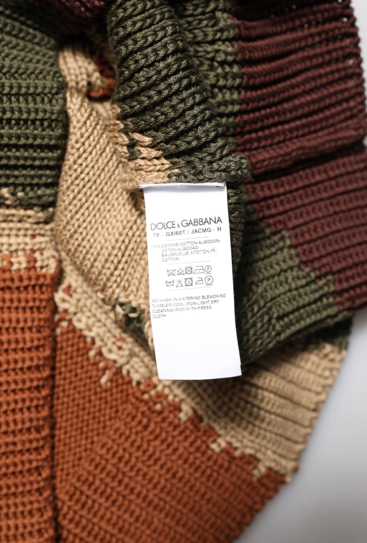 Dolce & Gabbana Abstract Men Sweater