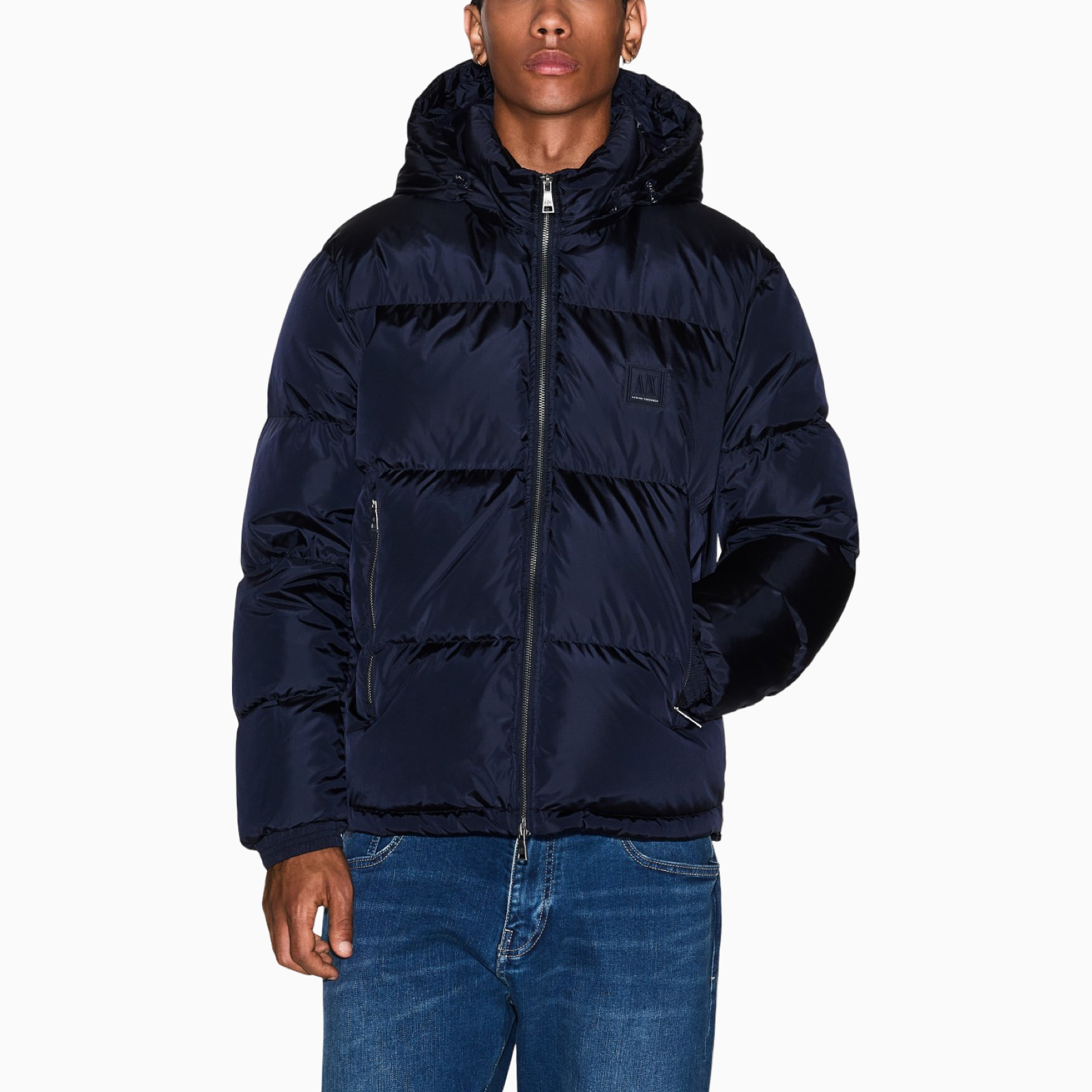 Мъжки тъмно синьо яке Armani Exchange XM000348 AF12286 Front View