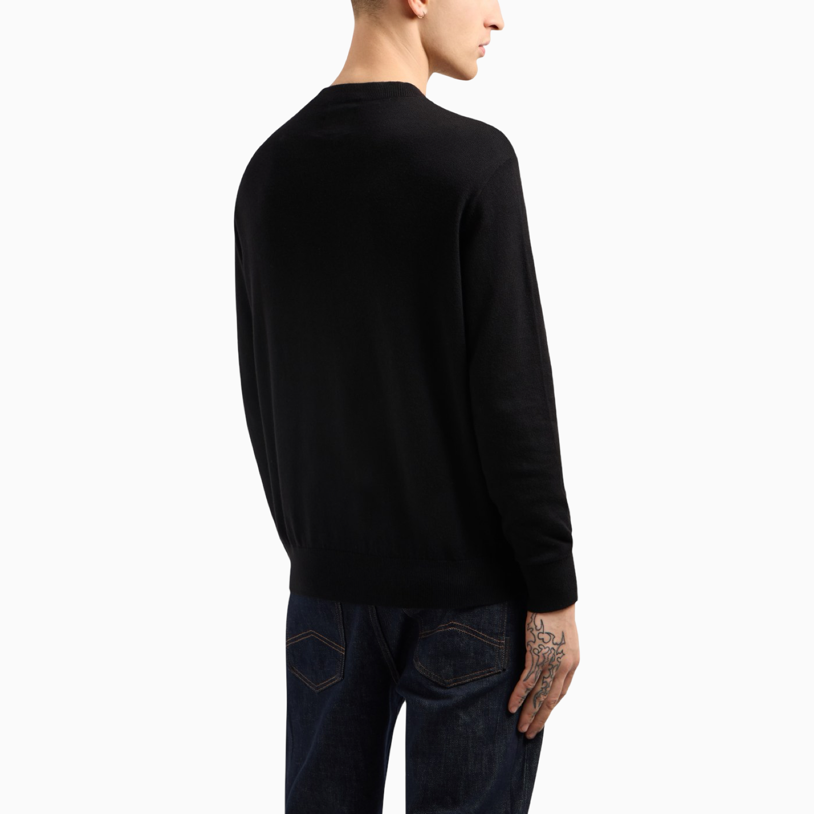 Мъжки пуловер Armani Exchange Men Sweater XM000338 AF12291 Back View