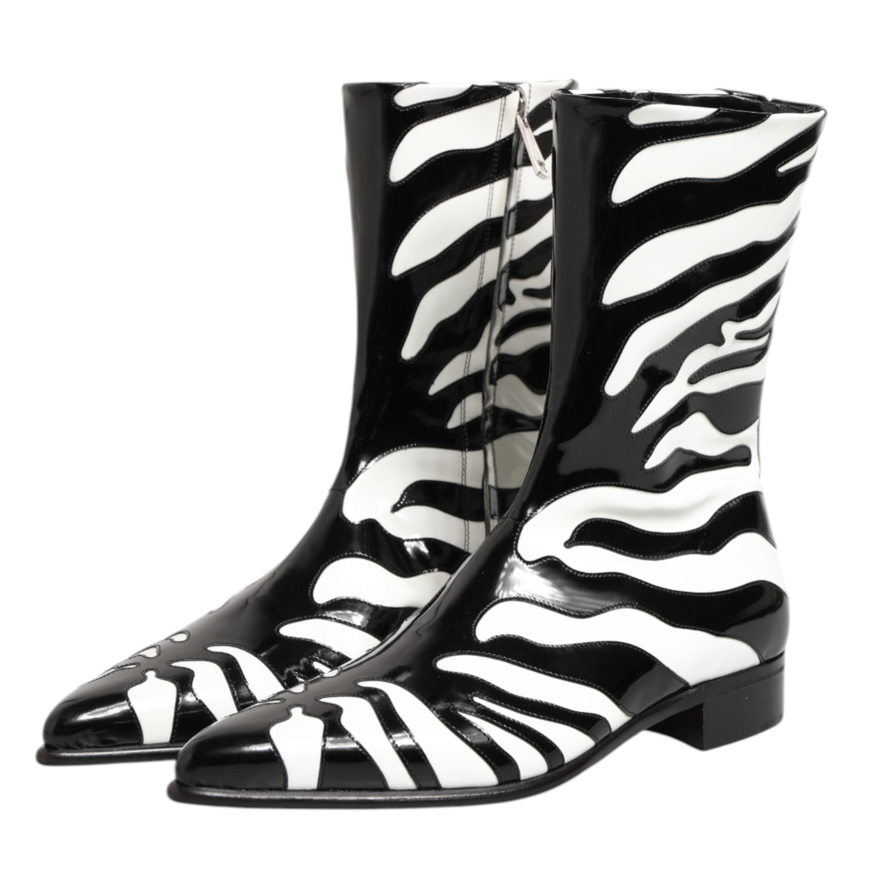 Мъжки ботуши Men’s boots DOLCE & GABBANA Achille A60510 AC128 89690 Zebra