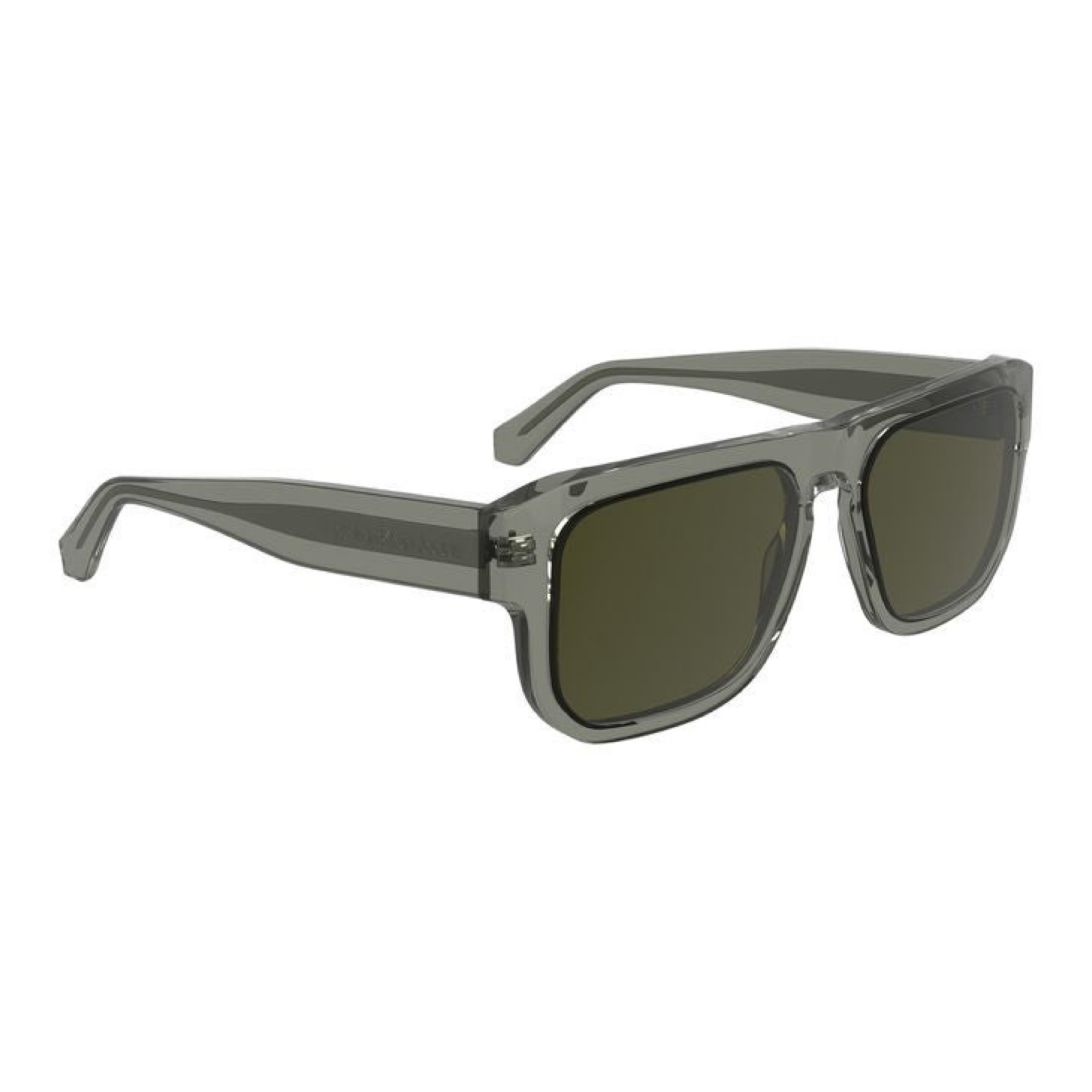 Calvin Klein Brown Acetate Men Sunglasses