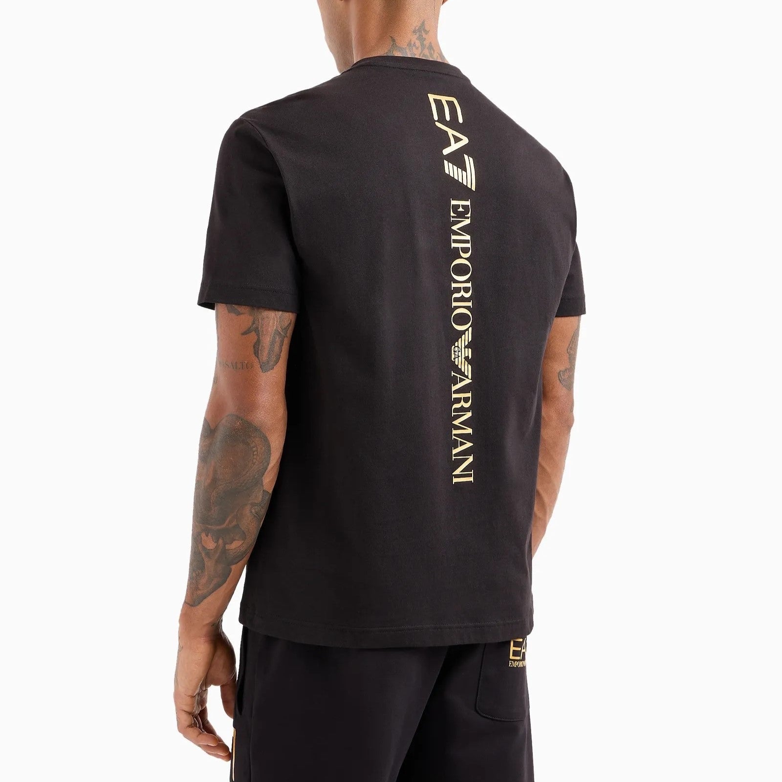 Мъжка черна тениска EA7 Emporio Armani 7M000567 AF10375