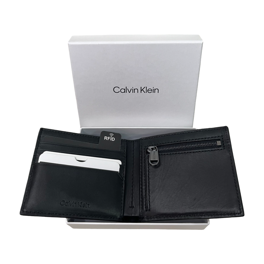 Мъжки портфейл от естествена кожа Calvin Klein K50K510612