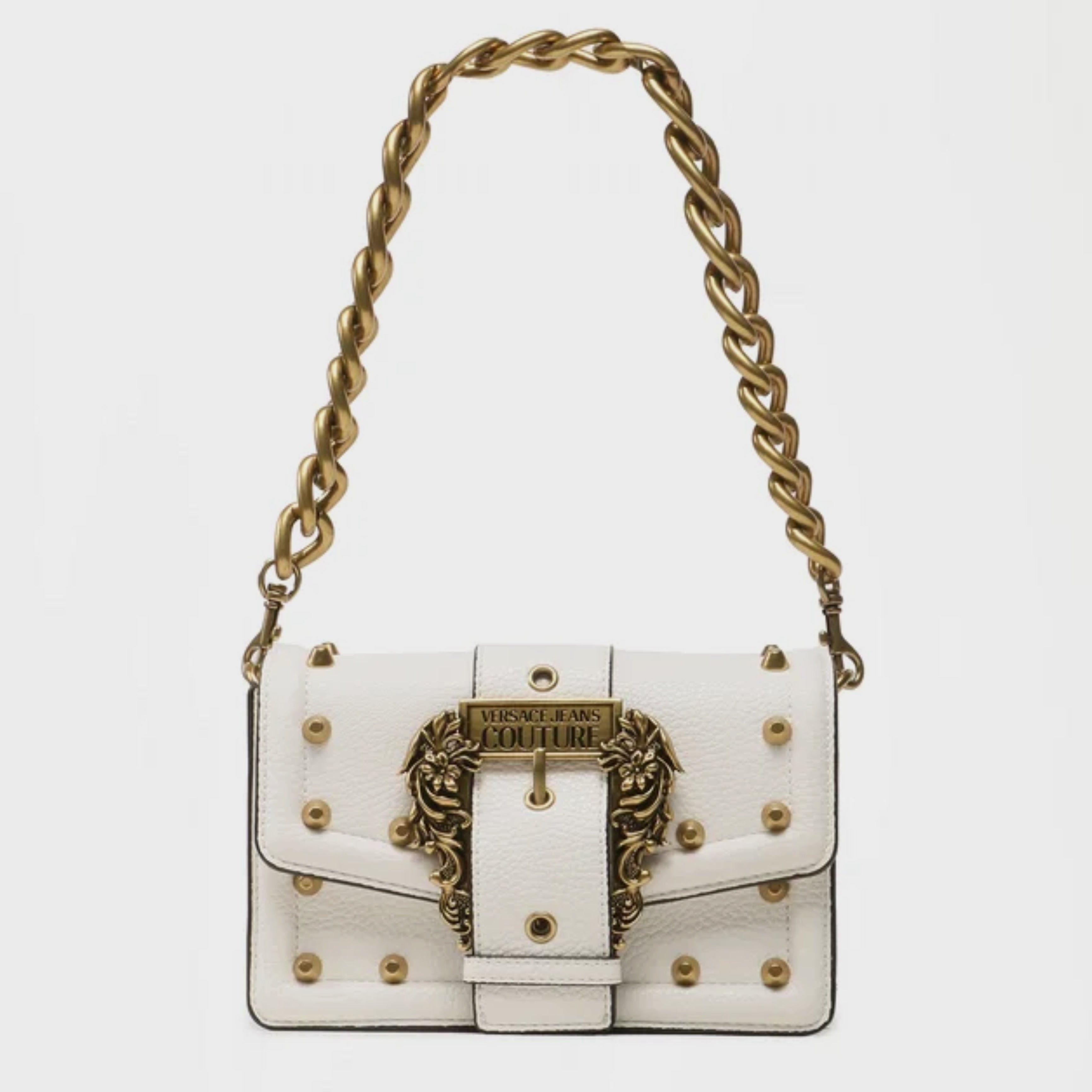 Дамска чанта в бяло Women’s shoulder bag Versace Jeans Couture 74VA4BFC ZS643 003 White