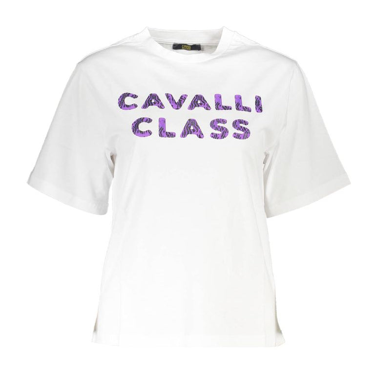 Дамска тениска Women’s t-shirt Cavalli Class
QXT62AJD060 2E5EEE5 0005 White front view