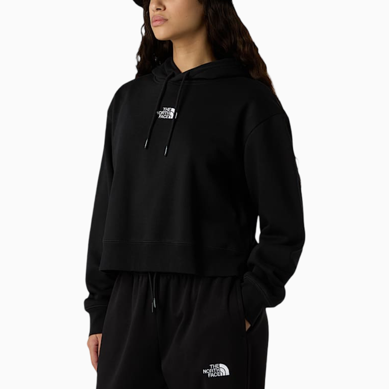 Дамско черно худи The North Face Women Hoodie NF0A89EXJK3 Front View