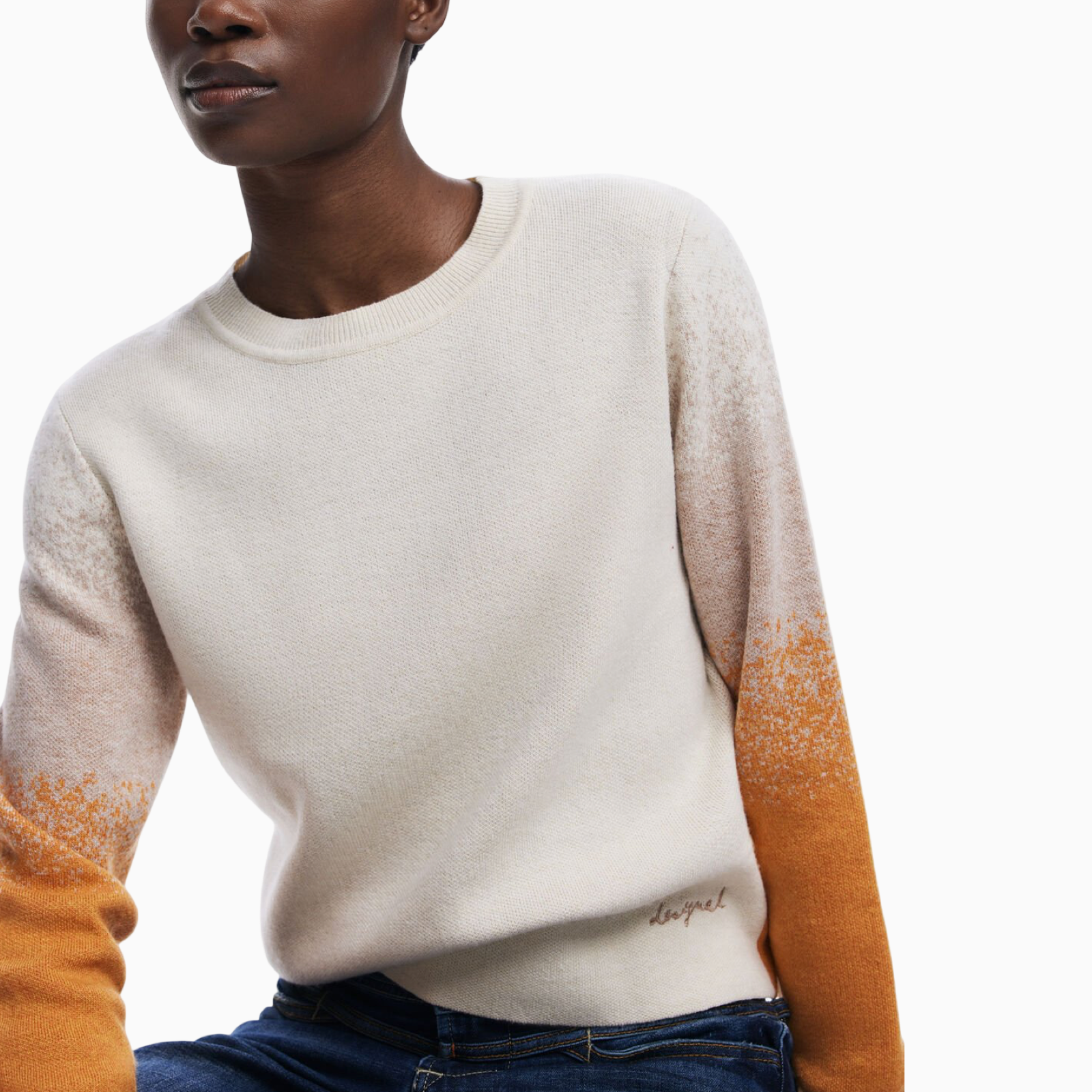 Дамски пуловер Desigual Sweater 25WWJF24 Close-Up