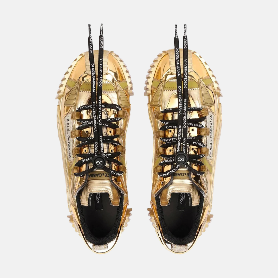 Дамски маратонки Dolce & Gabbana NS1 Metallic Gold Women Sneakers