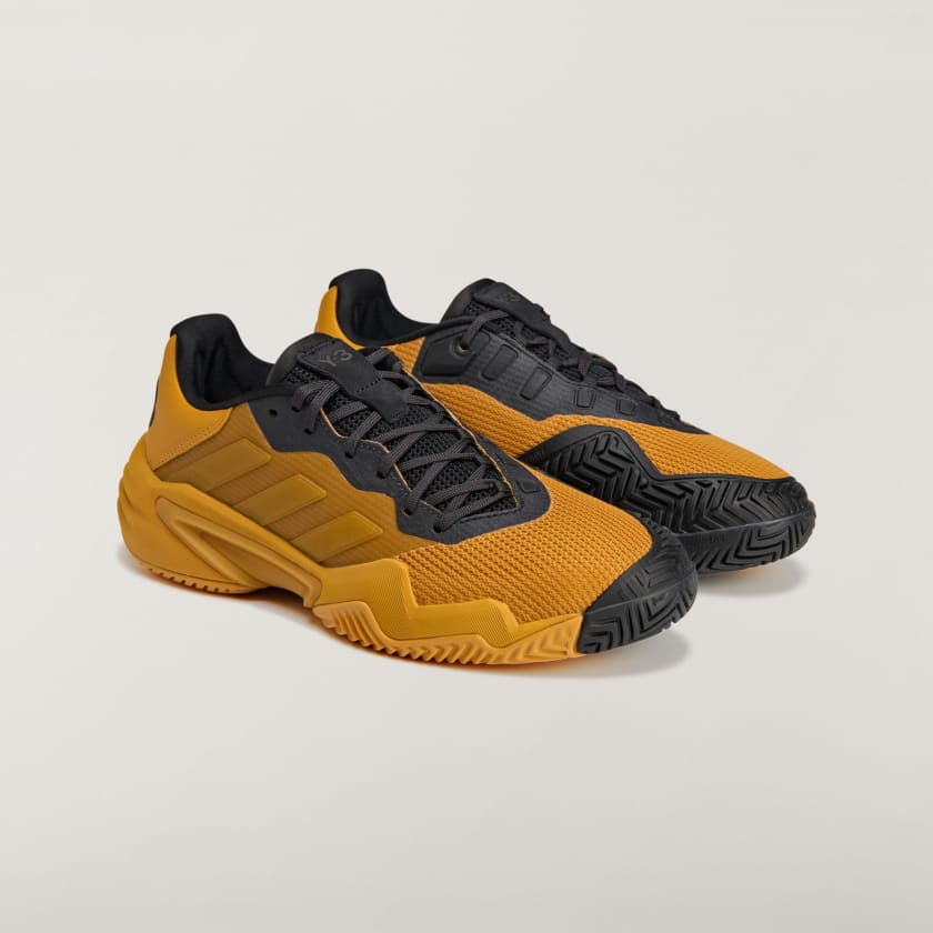 Мъжки маратонки за тенис Men’s sneakers Y-3 Barricade 13 Tennis Shoes
JH5766 Collegiate Gold / Collegiate Gold / Black angled view