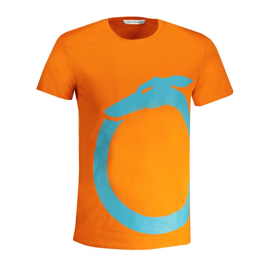 Мъжка тениска Men's t-shirt Trussardi
TRU2MTS01 10 Orange front view