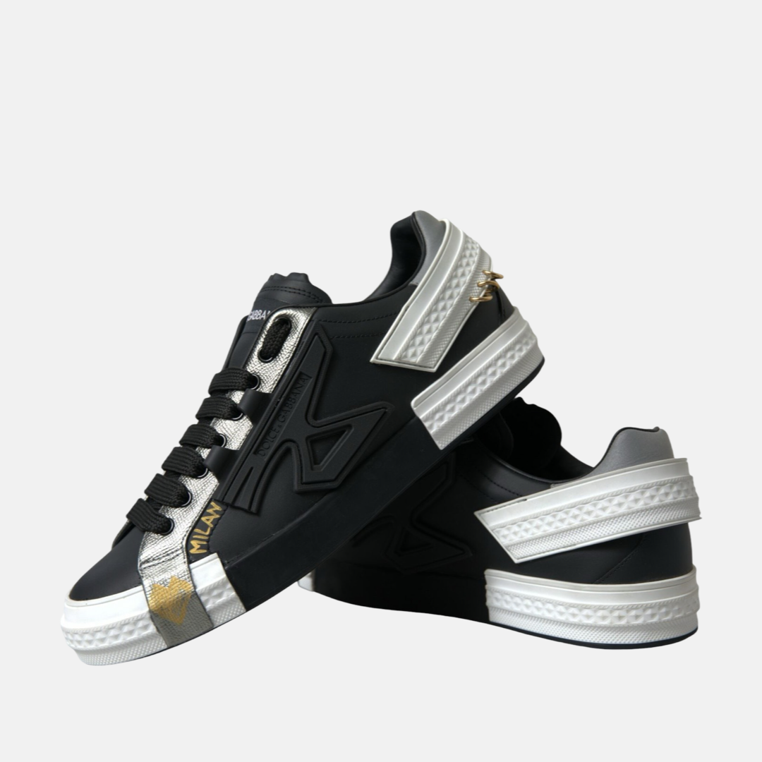 Мъжки маратонки Dolce & Gabbana Elegant Calfskin Low Top Sneakers