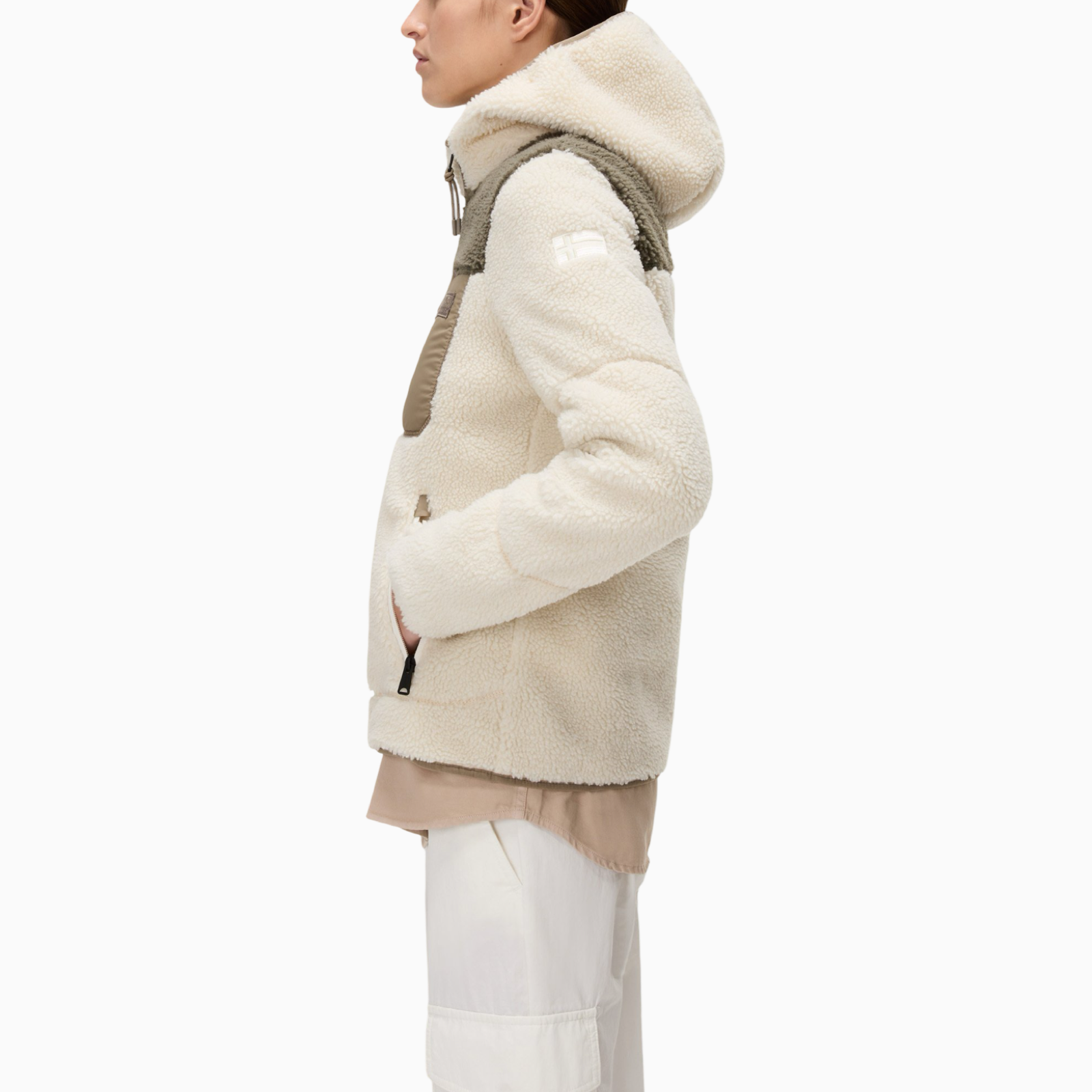 Дамско яке Napapijri Yupik Women Fleece Jacket NP0A4I54 Side View