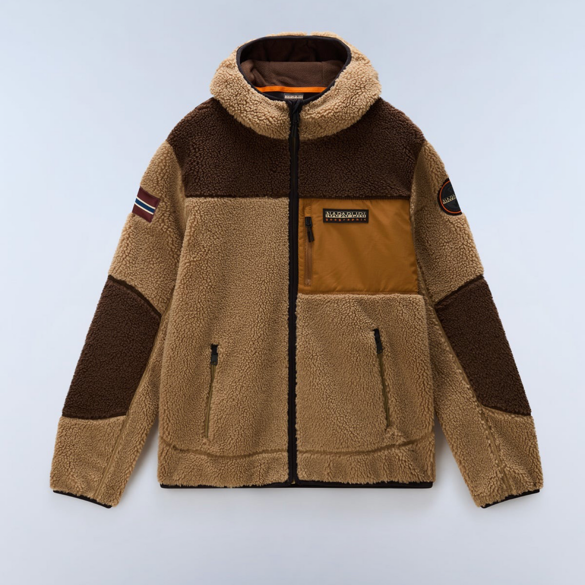 Мъжки суичър Napapijri Yupik Men Fleece Hoodie NP0A8AZX M4E Front View