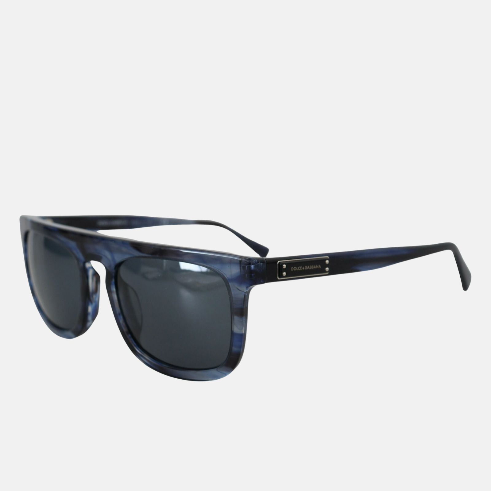 Dolce & Gabbana Elegant Blue Acetate Sunglasses