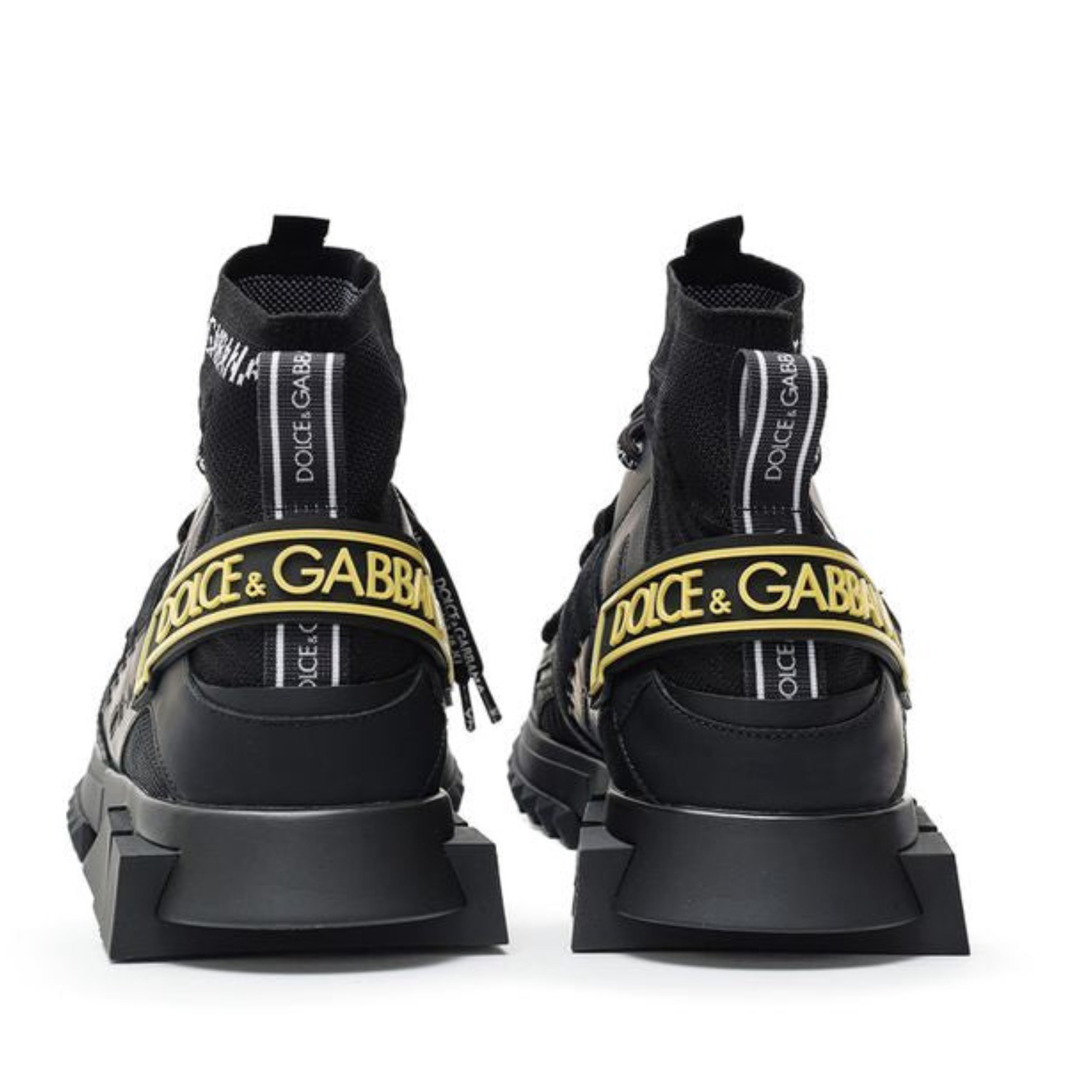 Мъжки високи маратонки Men’s high top sneakers Dolce & Gabbana Sorrento
CS1719 AA908 89690 Black heels view