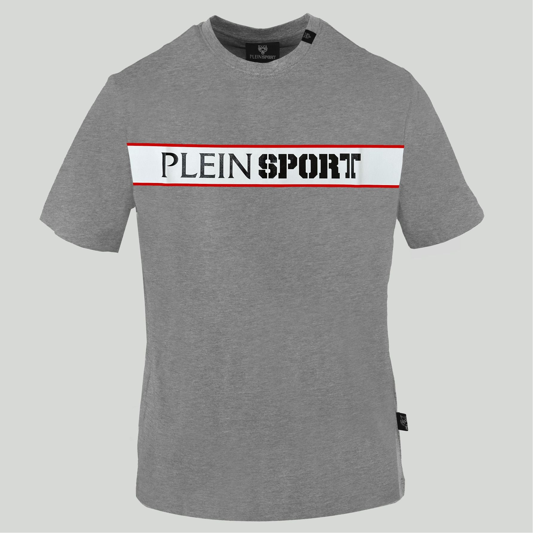 Мъжка тениска в сиво Plein Sport TIPS40594_GREY