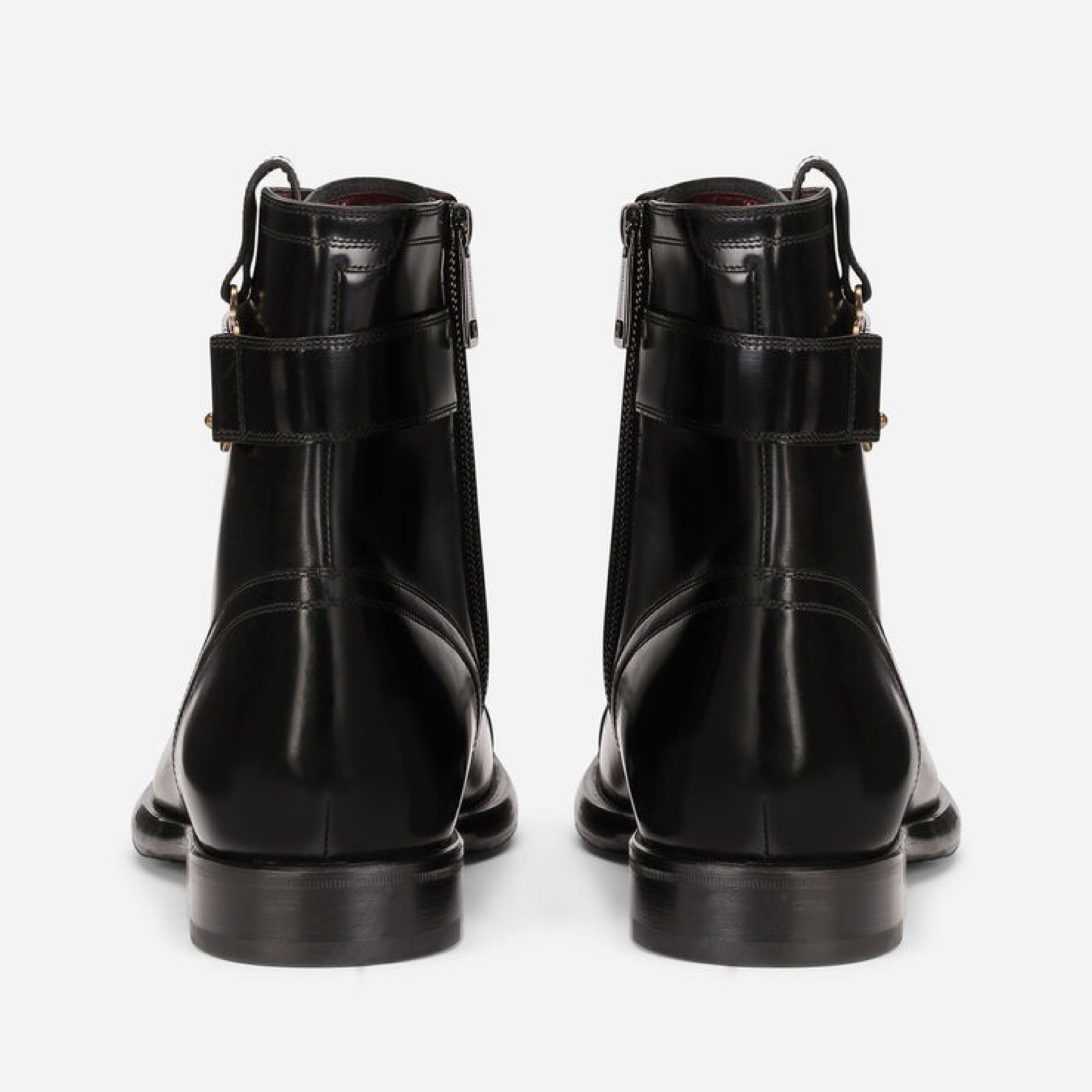Dolce & Gabbana Michelangelo Mid Calf Men Boots Heel View