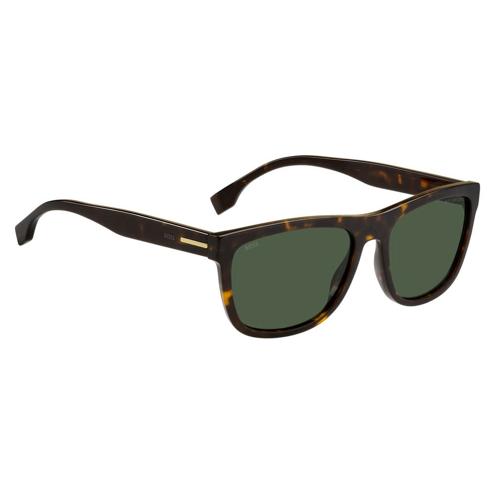 Hugo Boss Brown Haircalf Sunglasses