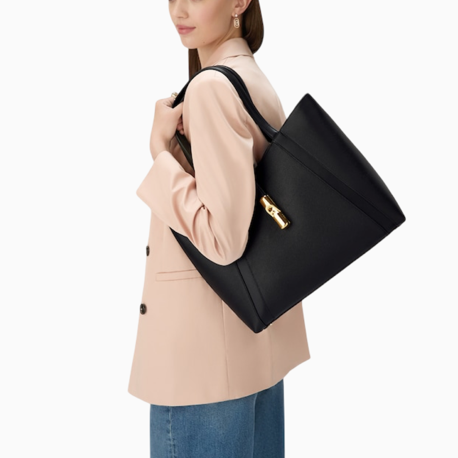 Furla Goccia Tote  L Bag WB01788 BX3353 O6000 Model View