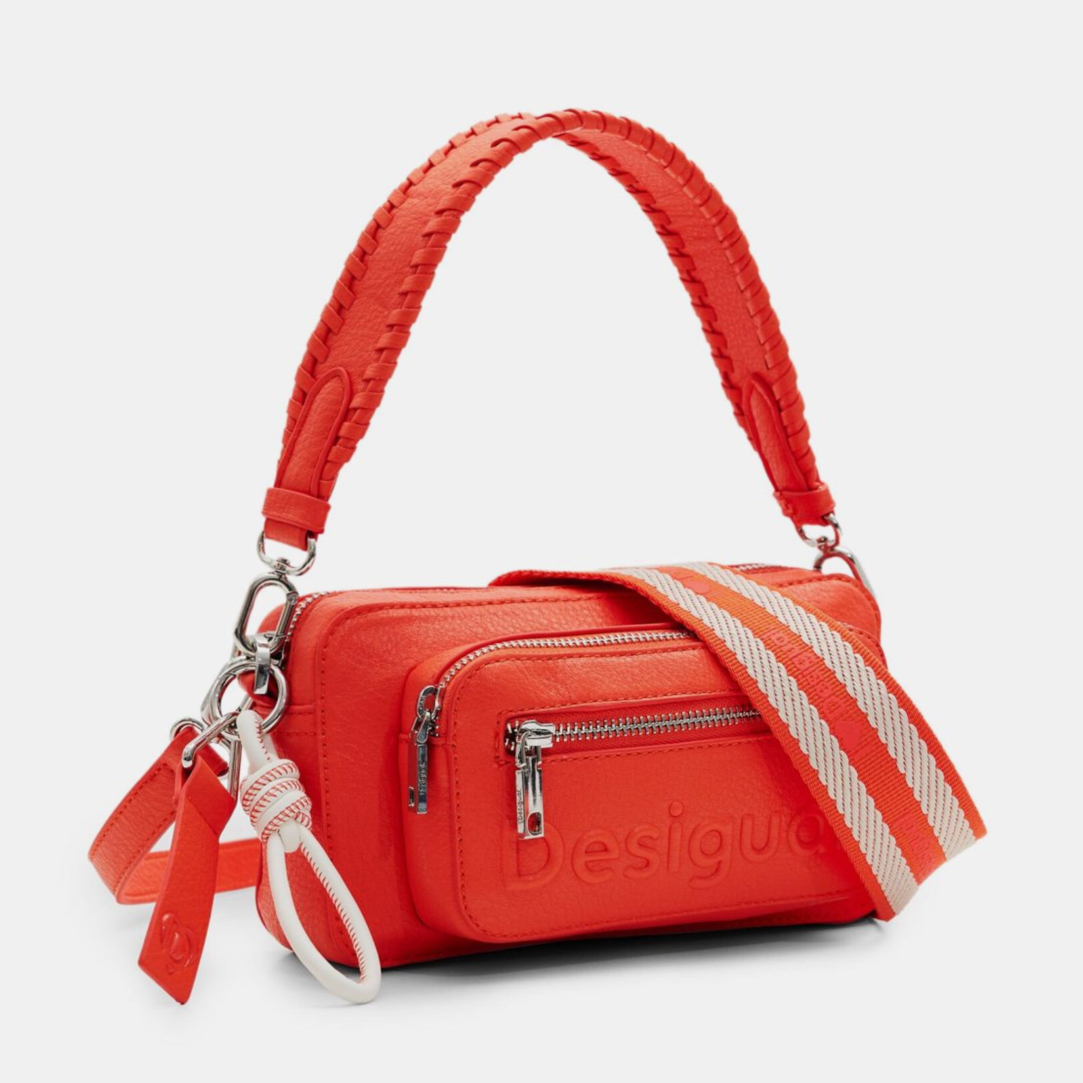 Дамска чанта за рамо Women’s shoulder bag Desigual S logo 24SAXP19 7009U Orange