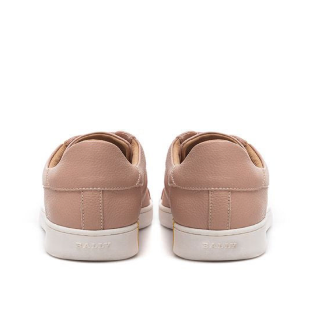 Дамски маратонки Bally Elegant Pink Cotton Leather Sneakers