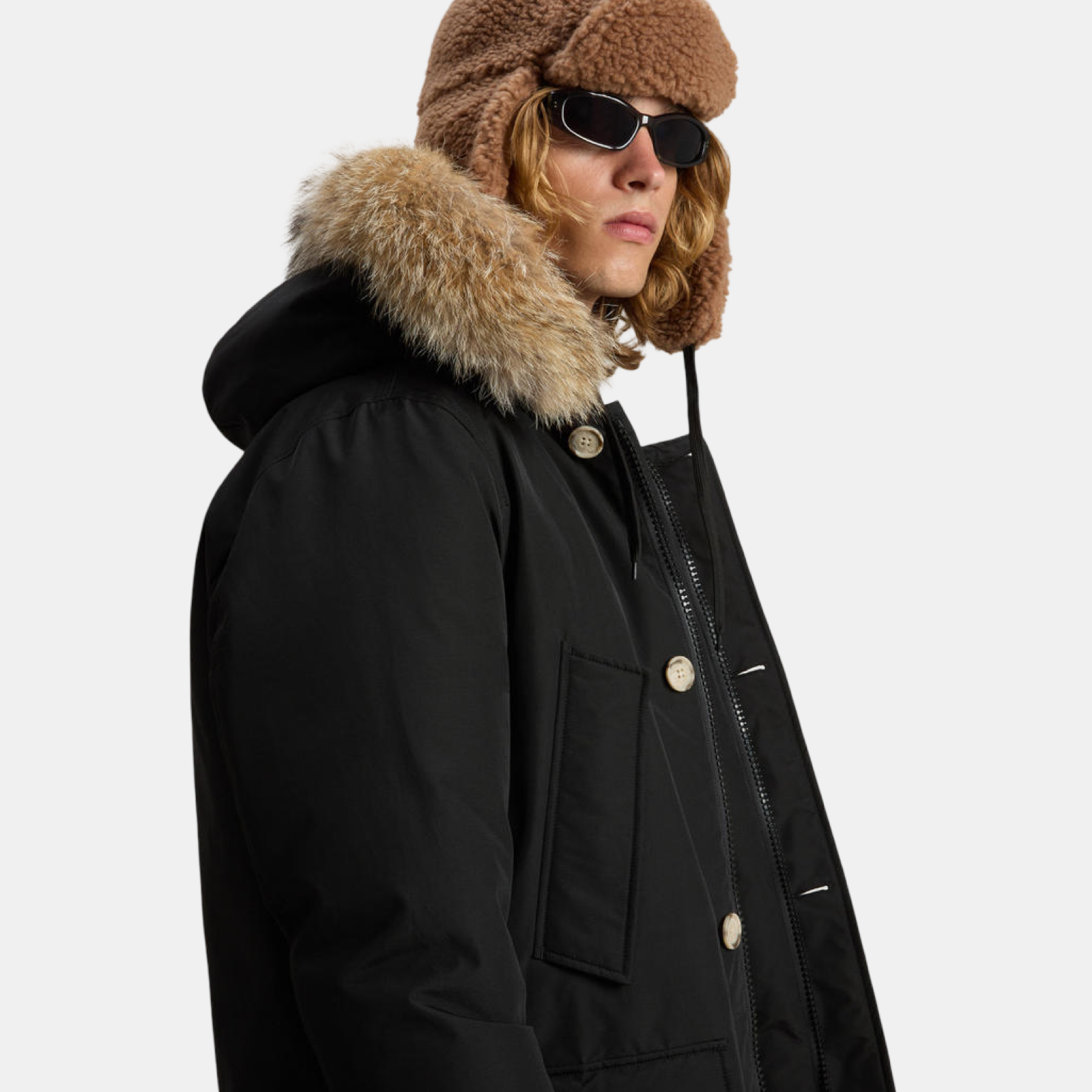 Мъжко парка яке Woolrich Parka Arctic Men Jacket CFWOOU0482MRUT0001 BLK Side View