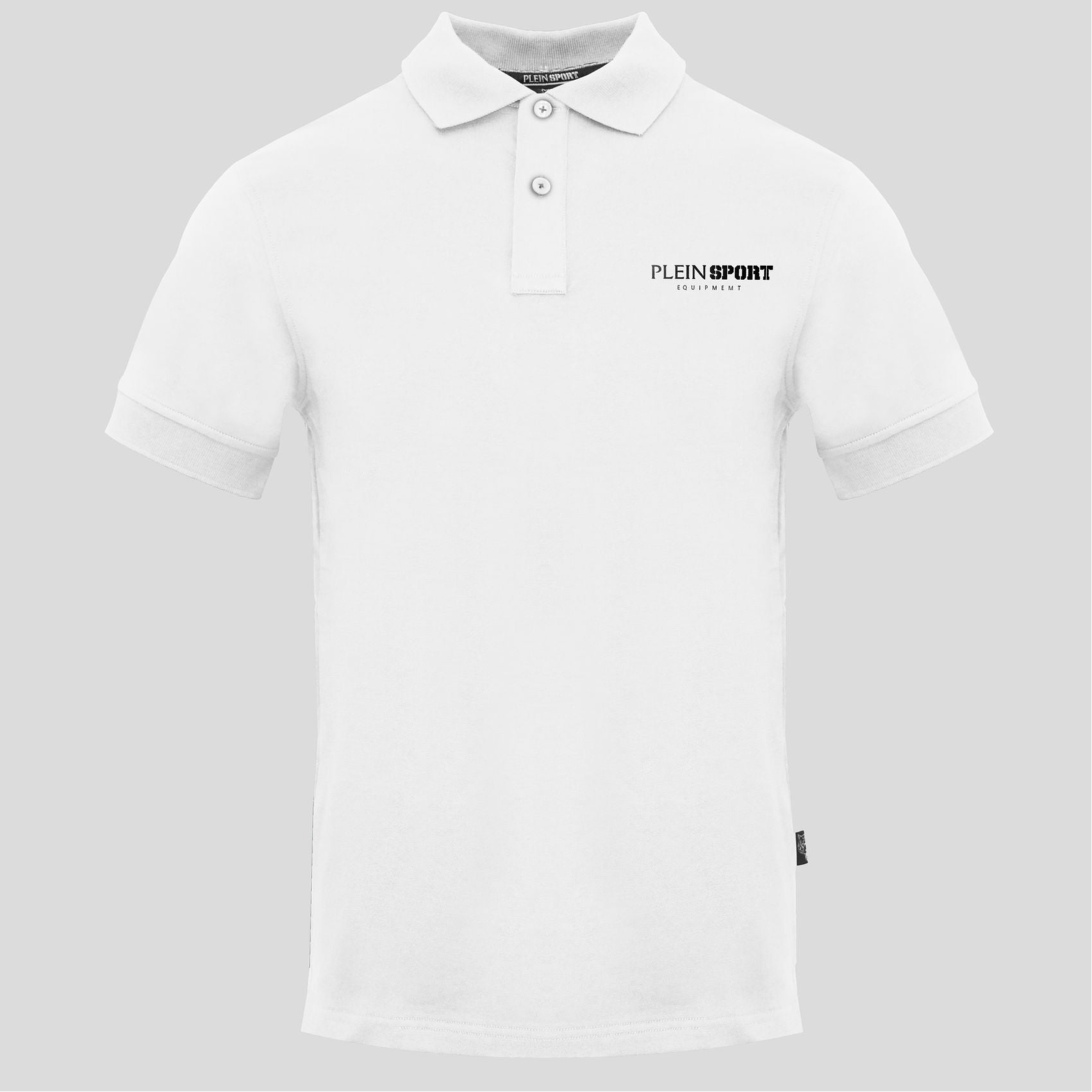 Мъжка поло тениска с яка Plein Sport PIPS50001_WHITE в бяло