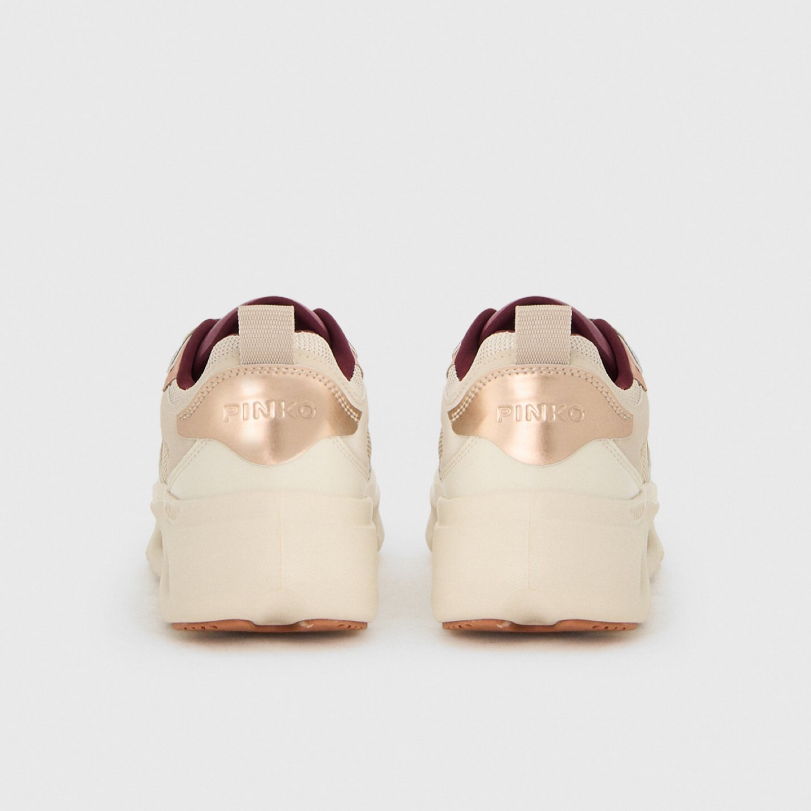 Дамски маратонки Pinko Pink 09 SS0167 P132 Women Sneakers Heel View