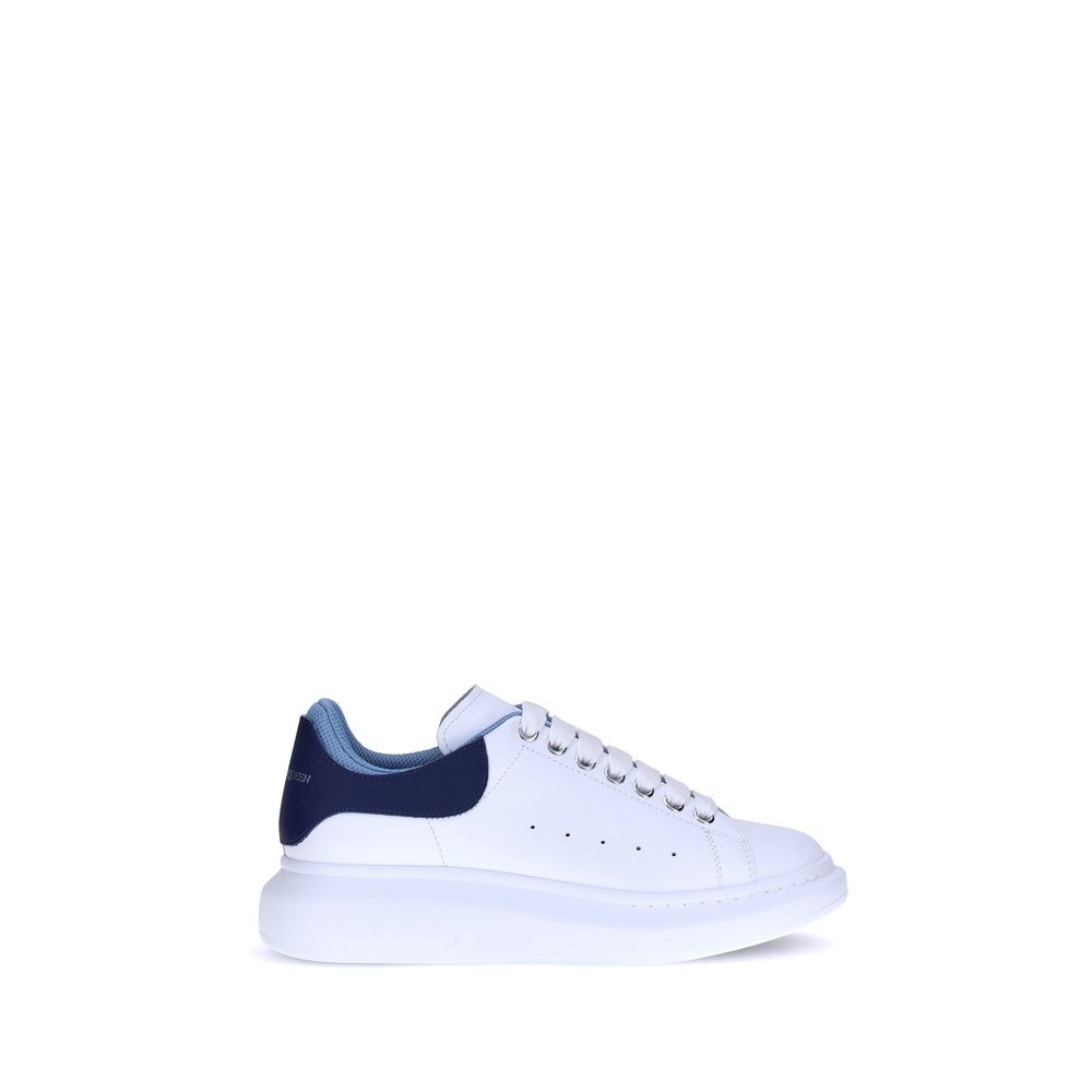 Мъжки кецове Men’s sneakers Alexander McQueen 705060WIAGN9044 White and Blue lateral view