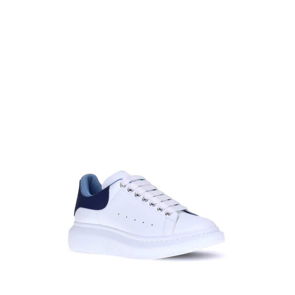 Мъжки кецове Men’s sneakers Alexander McQueen 705060WIAGN9044 White and Blue angled view