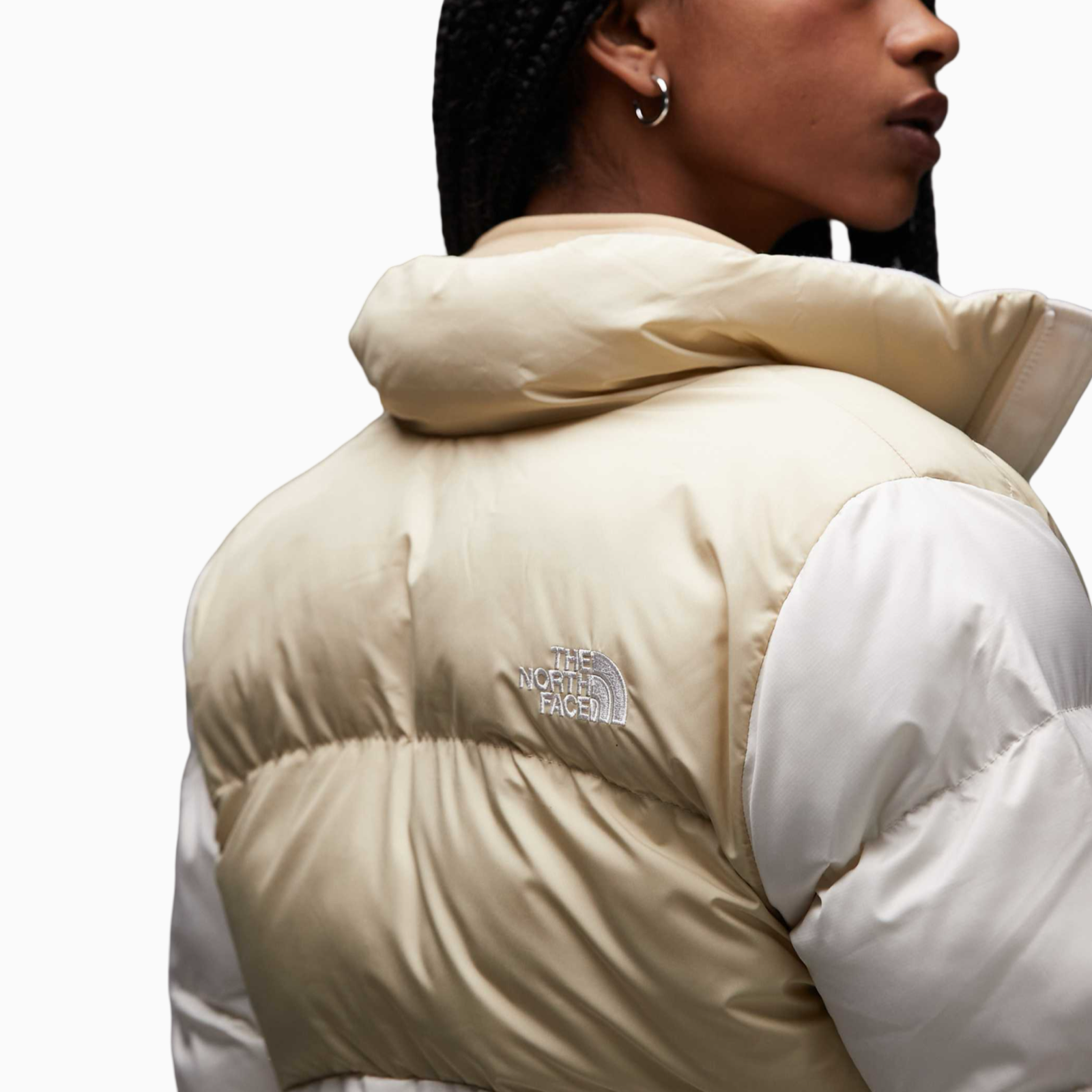 Дамско бежово яке The North Face Women Jacket NF0A89JDTIU1 Close-Up